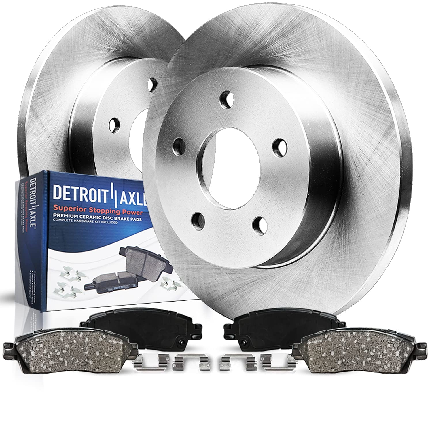 Detroit Axle - Rear Brake Kit for 2006-2010 Chevrolet Impala 2006-2007 Monte Carlo 2008-2009 Buick LaCrosse Allure, Disc Brake R