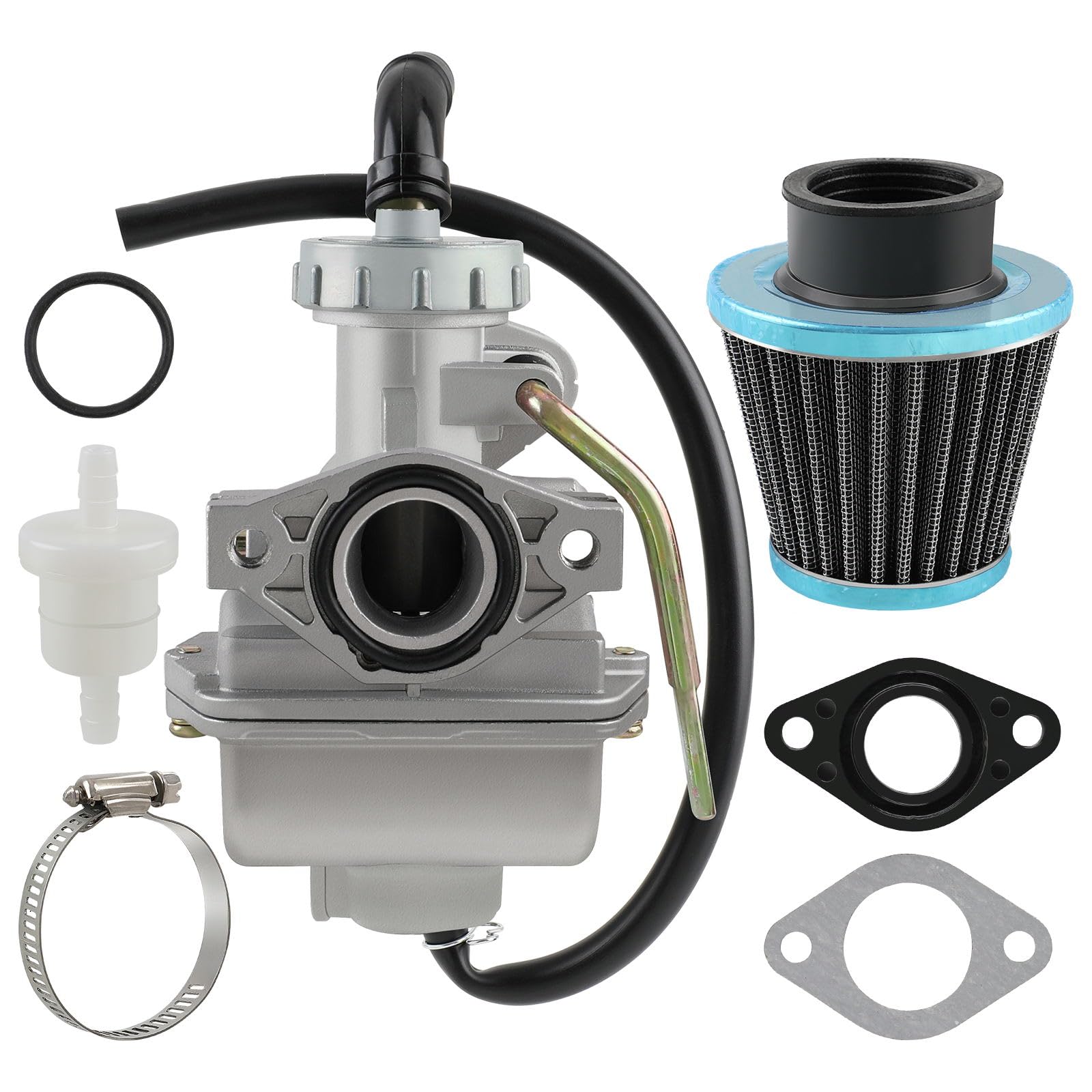 AUTOKAY PZ20 Carb Carburetor 49cc 70cc 90cc 100cc 110cc 125cc Coolster NST for Chinese ATV Quad Go kart 4 strokeSUNL TAOTAO JCL