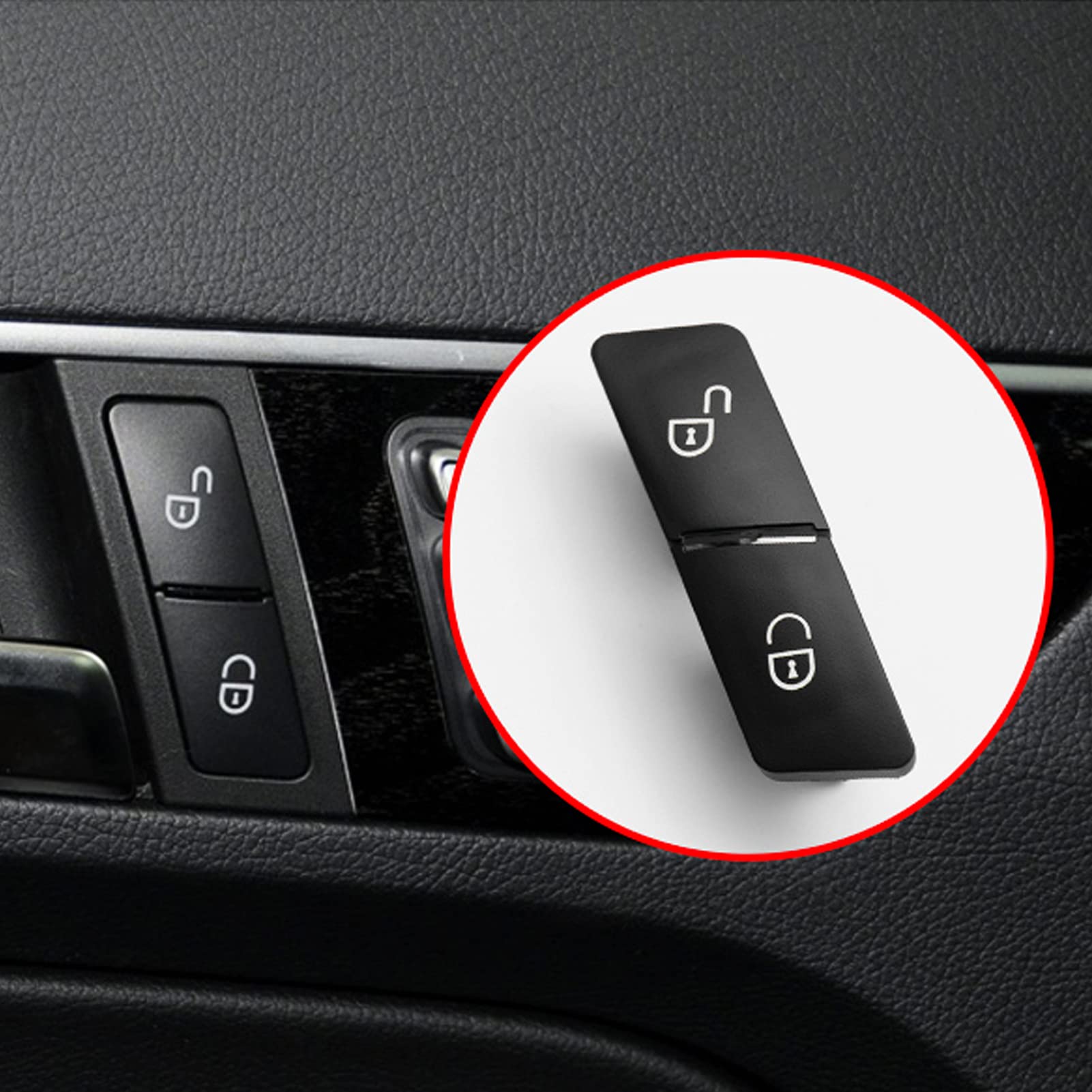 Jaronx Compatible With Mercedes Benz Door Lock Button Door Lock Switch, Door Buttons Lock Unlock Button For B-Class W246,C-Class