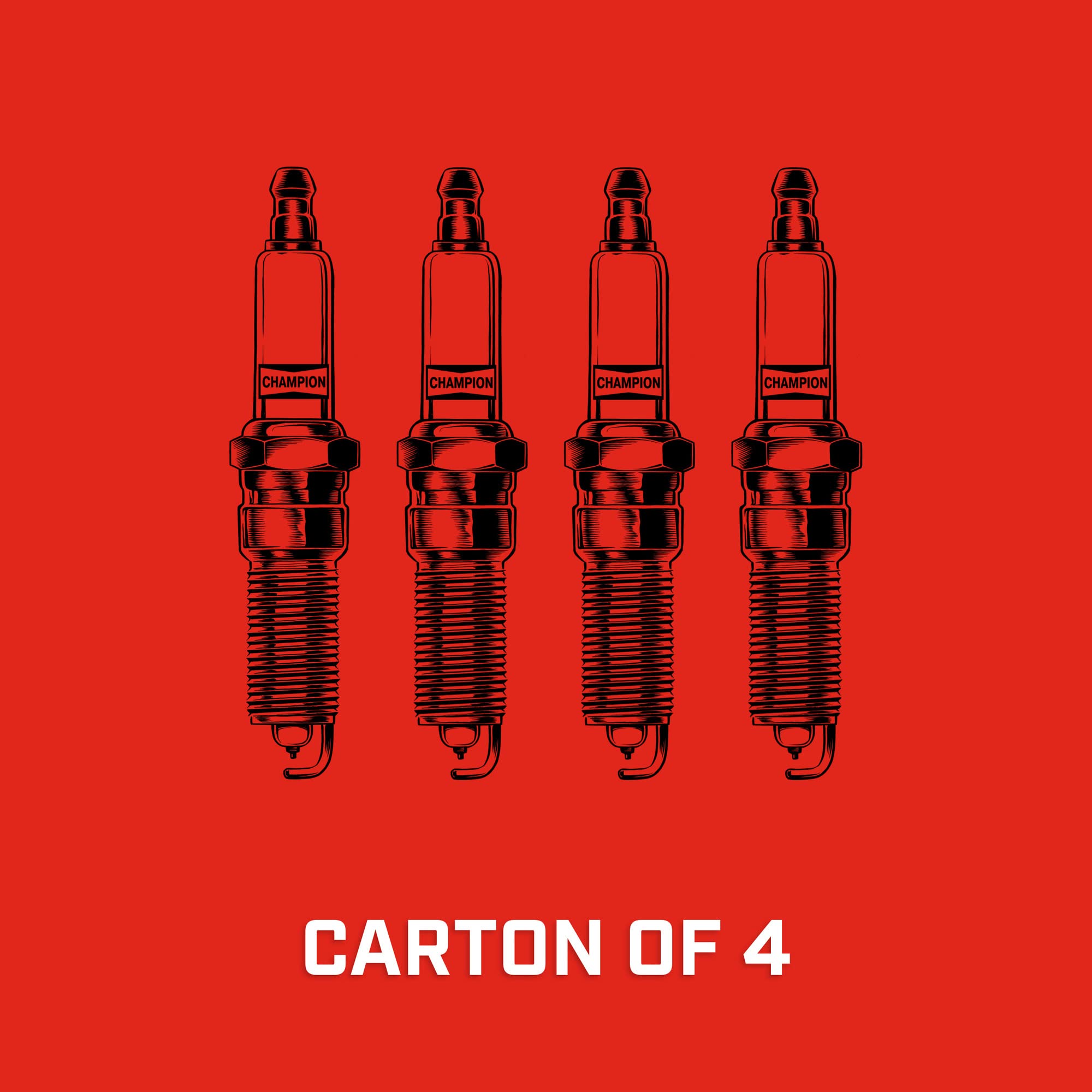 Champion Copper Plus Small Engine 954 (Rn57Ycc) Pack Of 4 (Upc 037551152155)