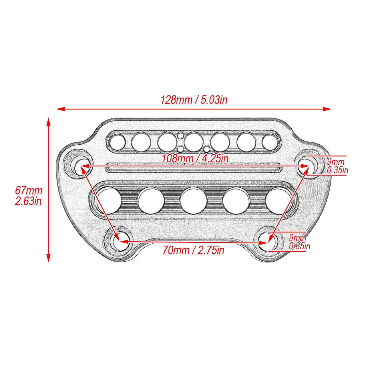 Hdbubalus Speedometer Side Mount Indicator Handlebar Clamp Fit For Harley Sportster Xl883 1200 1993-2020