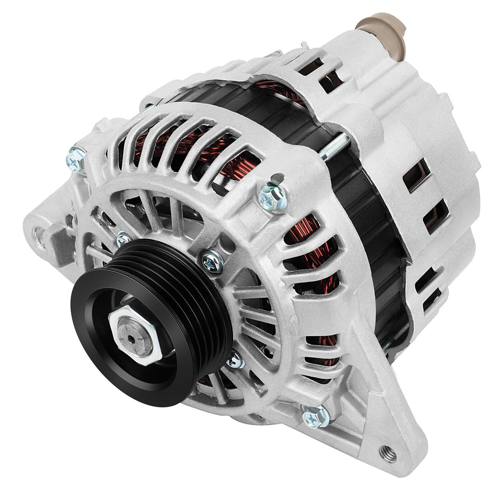Scitoo New Alternator 90Amp 5-Wire Replacement For Mitsubishi For Eclipse 2000-2005,For Mitsubishi For Galant 1999,For Mitsubishi For Mirage 2000-2002 13840 13840N