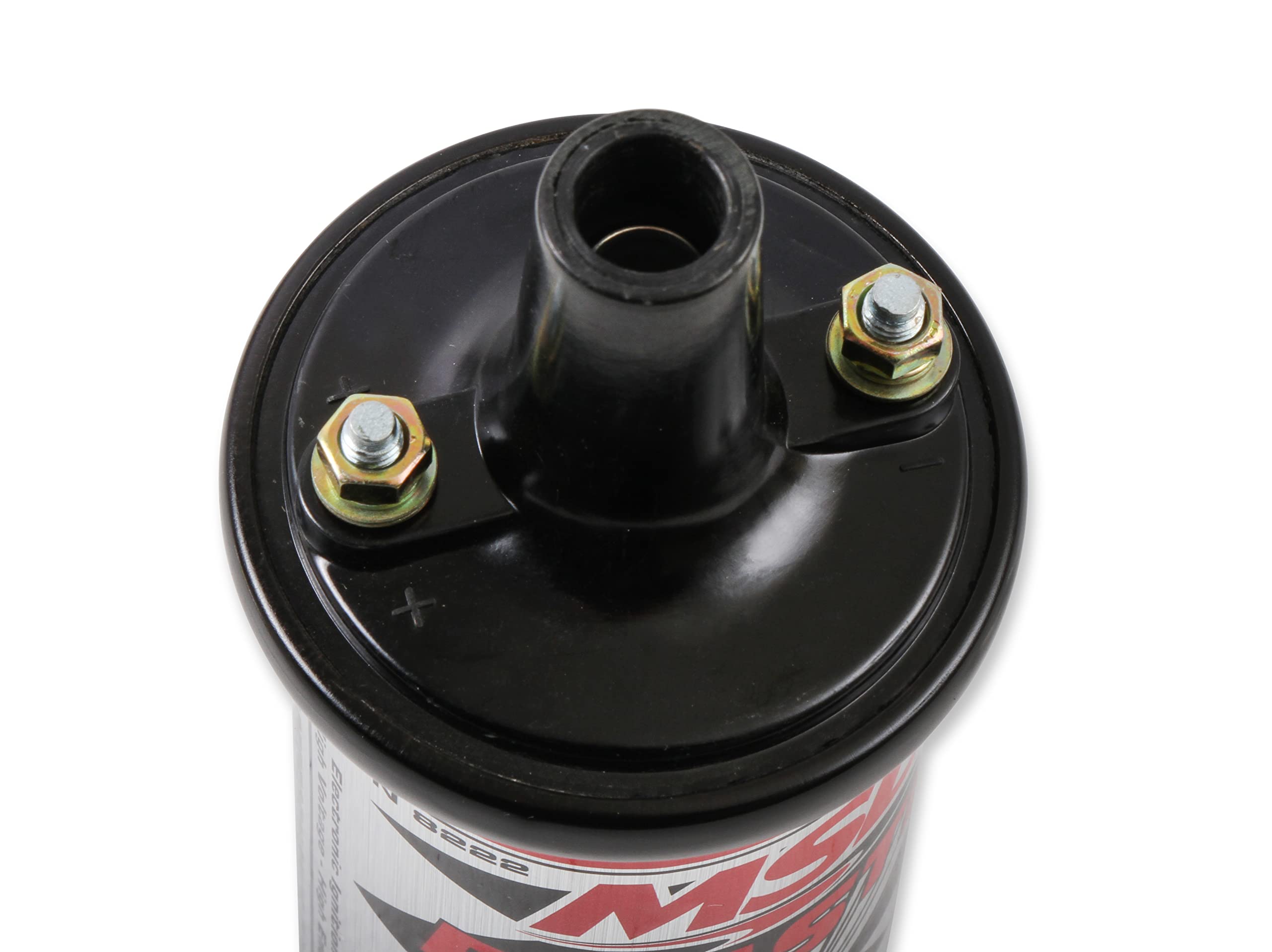 Msd 8222 Ignition Coil Blaster Series, Canister Style, High Vibration, Black, Individual