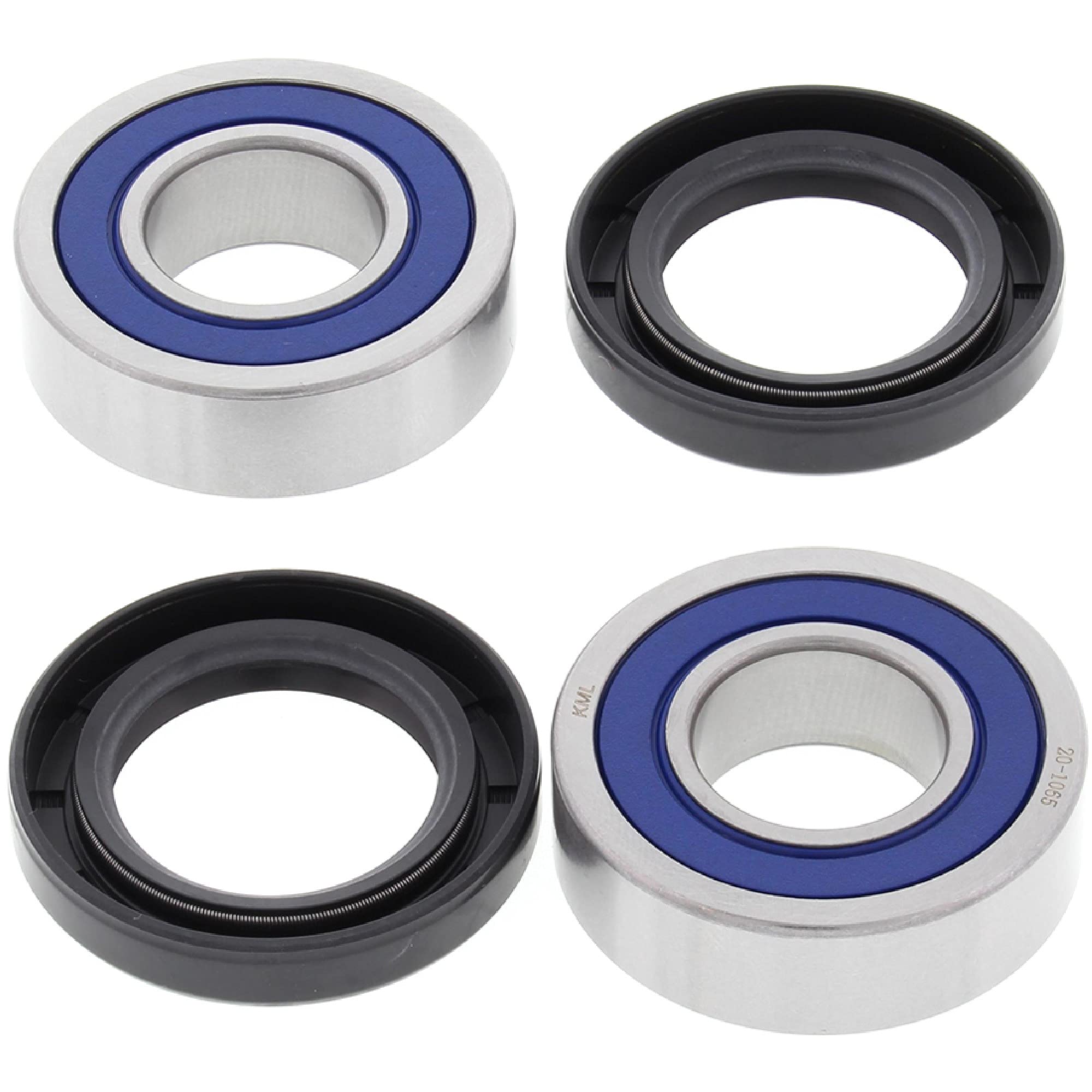 Wheel Bearing Kit Front Compatible with/Replacement for Honda Cbr600Rr 03-06, Rvt1000R Rc51 00-06, 25-1654