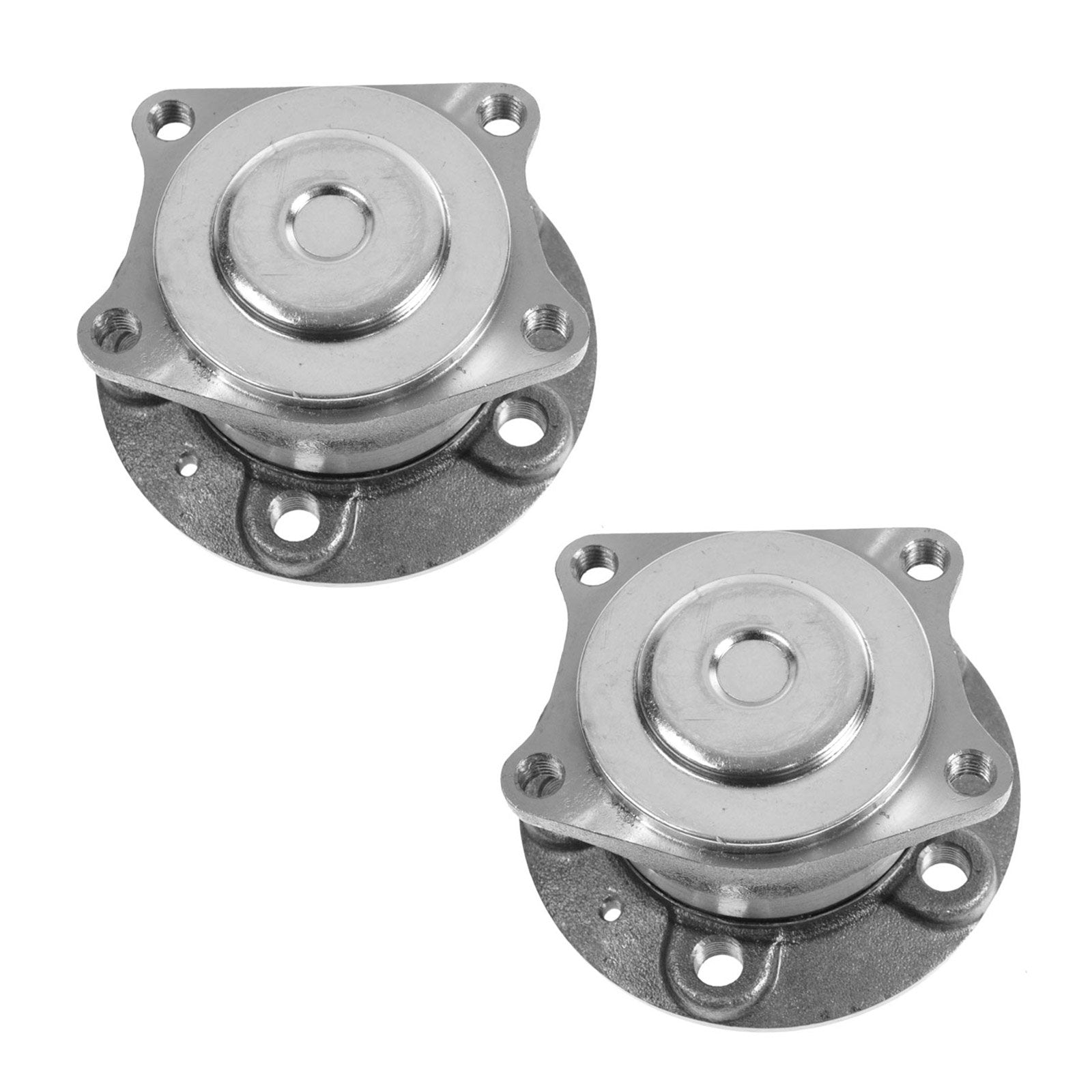 Trq Rear Wheel Hub Bearings Assembly Set Compatible With 2001-2009 Volvo S60 1999-2006 S80 2001-2007 V70