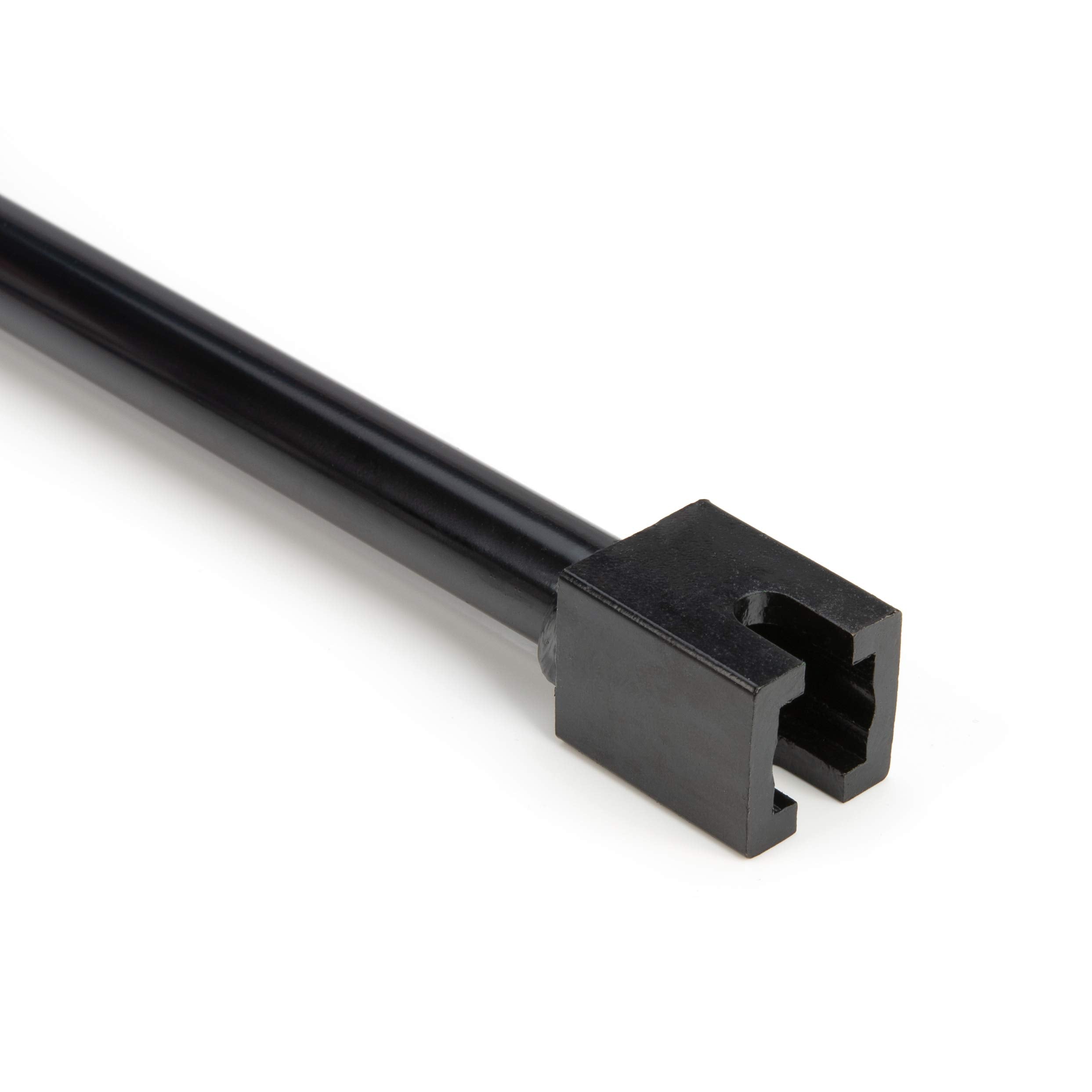 Steelman 12mm Slotted Square Head Spare Tire Tool - 30 Inches Long, Powder-Coated Steel, Model 96096 for Deep Pulleys