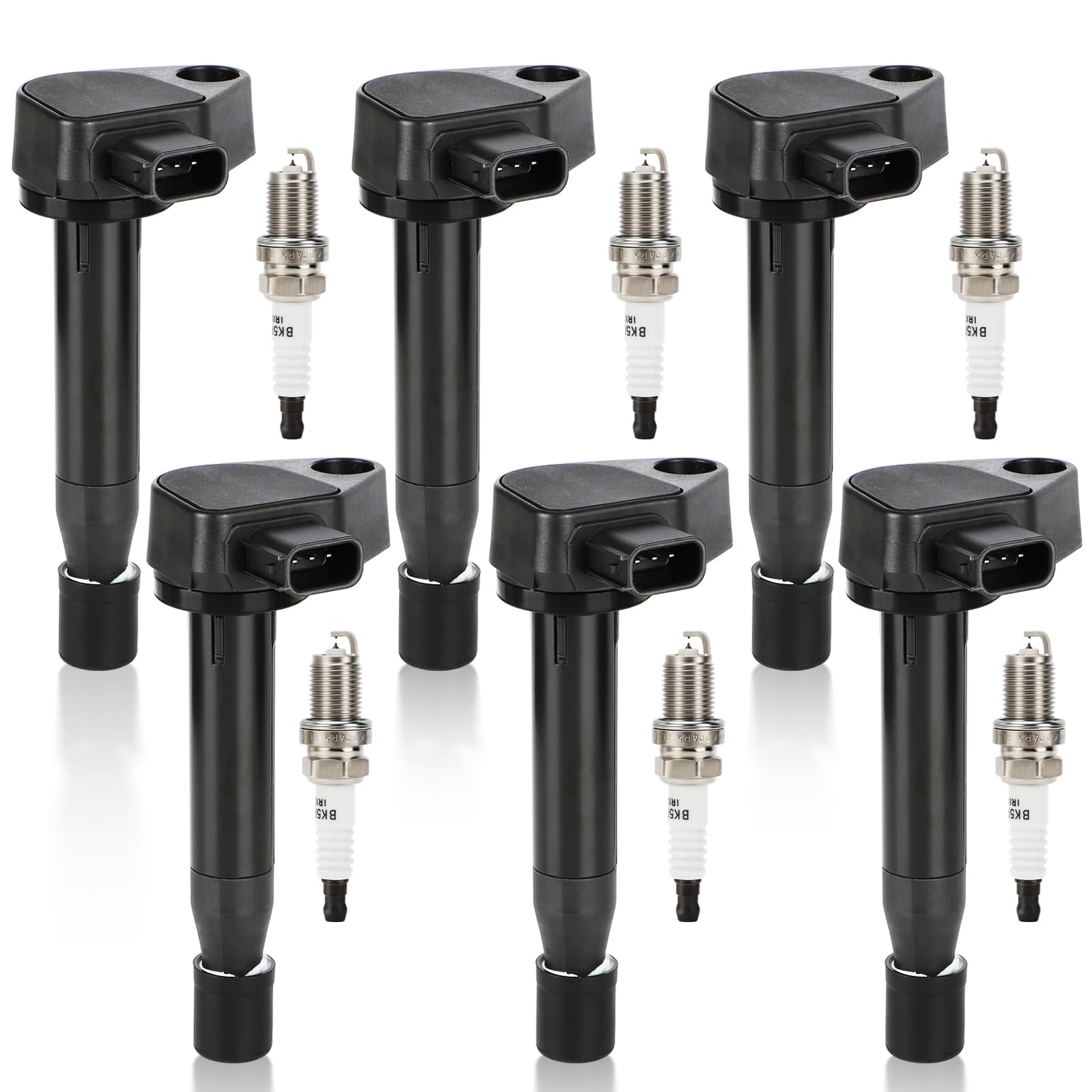 Uf242 Ignition Coil & 4503 Double Iridium Spark Plug For Honda 1999-2010 Odyssey,2000-2003 Accord/Acura 1999-2008 Tl, 2005-2008 