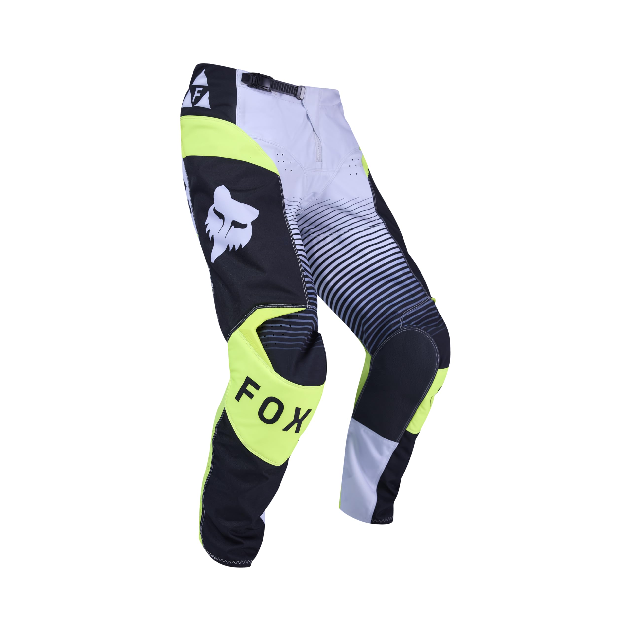 Fox Racing Mens 180 Motocross Dirt Bike Pant, Grey/Yellow, 34