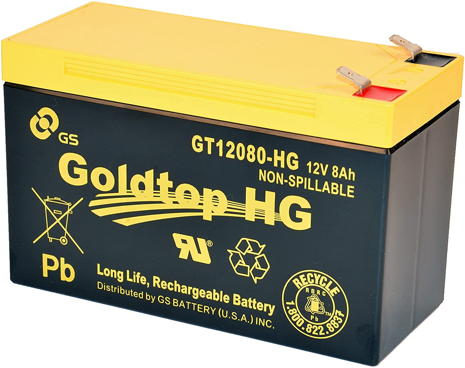 Verizon Fios Frontier Oem Approved Replacement Battery Gt12080-Hg - Premium Replacement For Px12072-Hg
