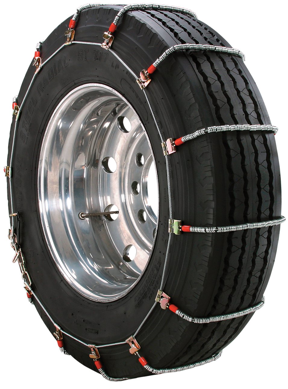 Security Chain Company TA1939 Alloy Radial Heavy Duty Truck Singles Tire Traction Chain - Set of 2