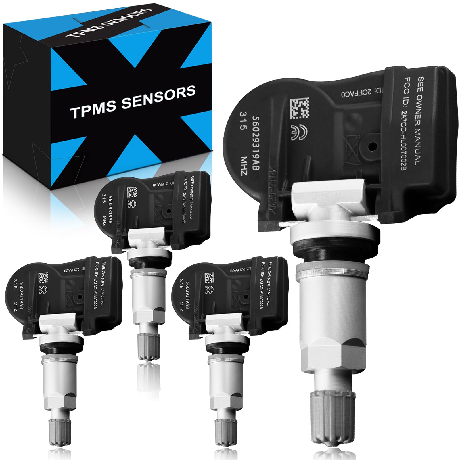Yzhidianf Pre-Programed Tire Pressure Sensor Fit For:-Chrysler 200 300 Aspen Pacifica Sebring For:-Dodge Avenger Charger Durango