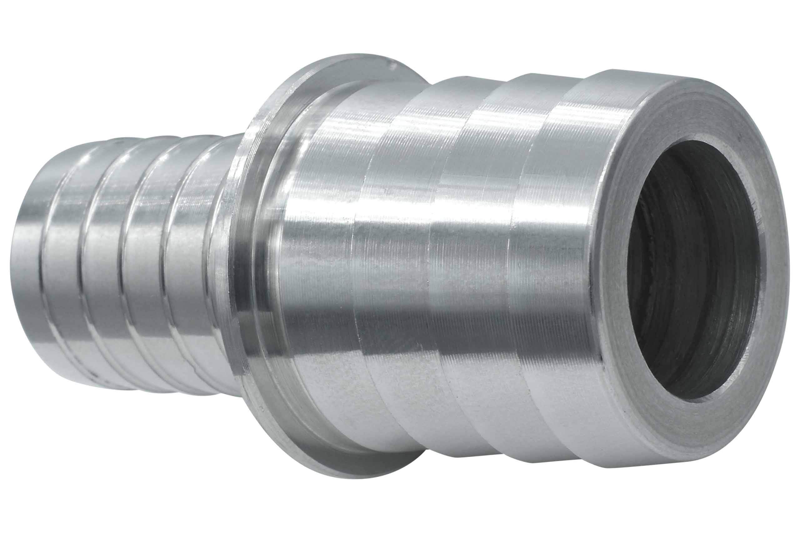 ICT Billet 1-1/4'' to 1-1/2'' Inch Hose Barb Splice Coupler Repair Reducer Fitting Adapter Connector Radiator Coolant Intercoole