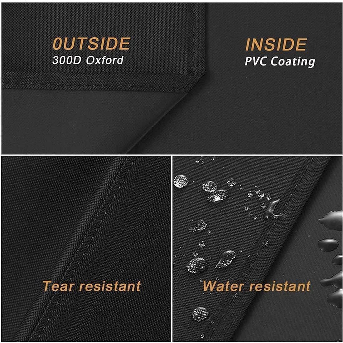 Kayme ATV Cover Waterproof Heavy Duty All Weather, Quad 4 Wheeler Cover Sun Rain Snow Protection, Fits for Honda, Yamaha, Polari