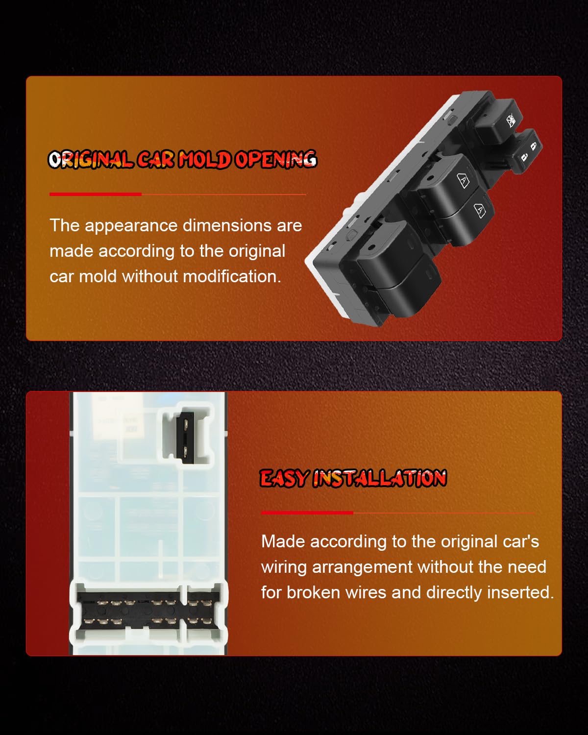 Cciyu Power Window Switch Window Switch Power Window Switch Door Switch Automotive Replacement Parts Replacement Fits For Nissan
