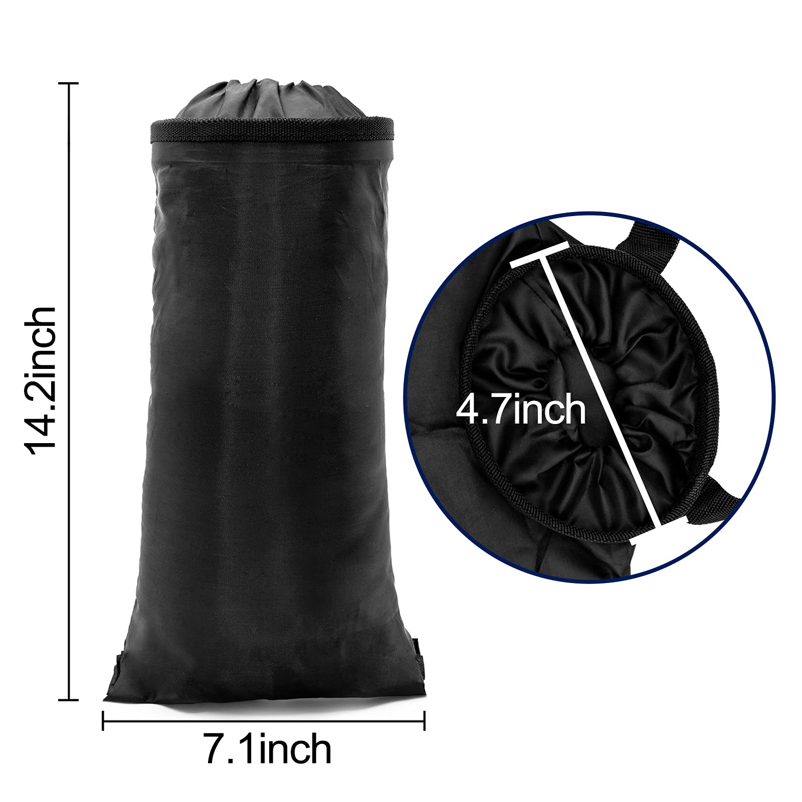 wplhb Car Trash Bag Car Trash Can Hanging Back Seat Car, Car Garbage Bag with Storage Pockets, Washable Eco-Friendly Car Garbage