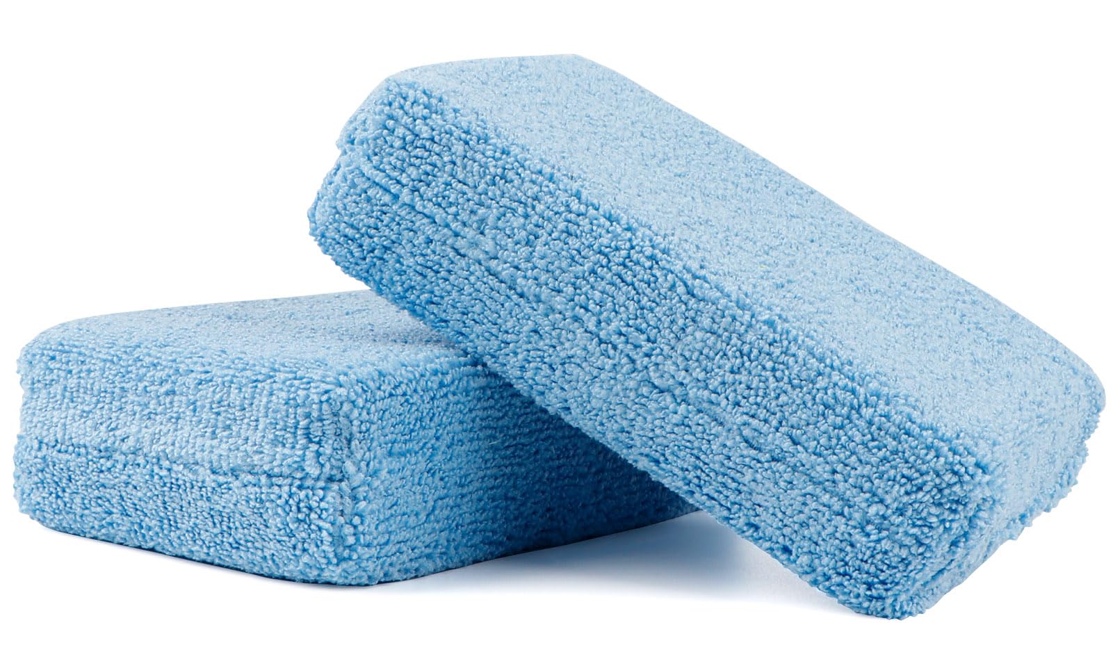 Aidea Microfiber Applicator Pads-2Pack, Car Wash Sponge, Premium Microfiber Sponge And Cleaning Pads, Perfect For Effortless Wax