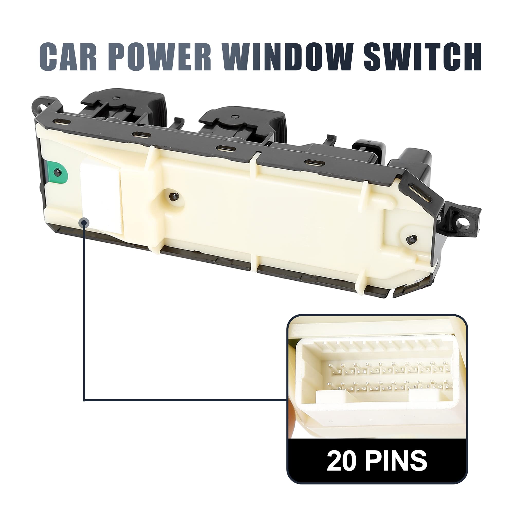 X AUTOHAUX Master Driver Side Power Window Switch 84040-06020 Replacement for Toyota Venza 2009-2013
