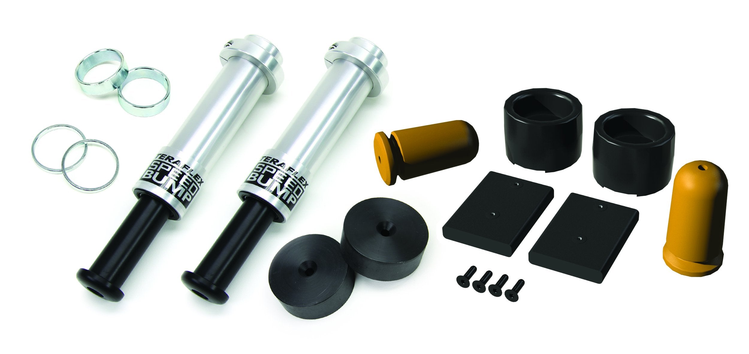 Teraflex 1958250 Jk 3'-3.5' Front And Rear Speedbump Bump Stop Kit, 1 Pack