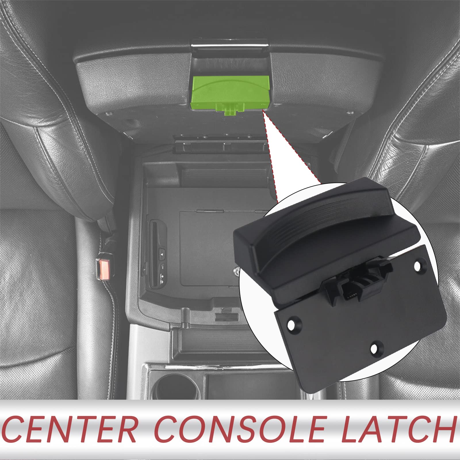 TQPONLY Center Console Armrest Latch for 2013-2018 Dodge Ram 1500 2500 3500 4500 5500 - Black Lower Latch Replacement 5