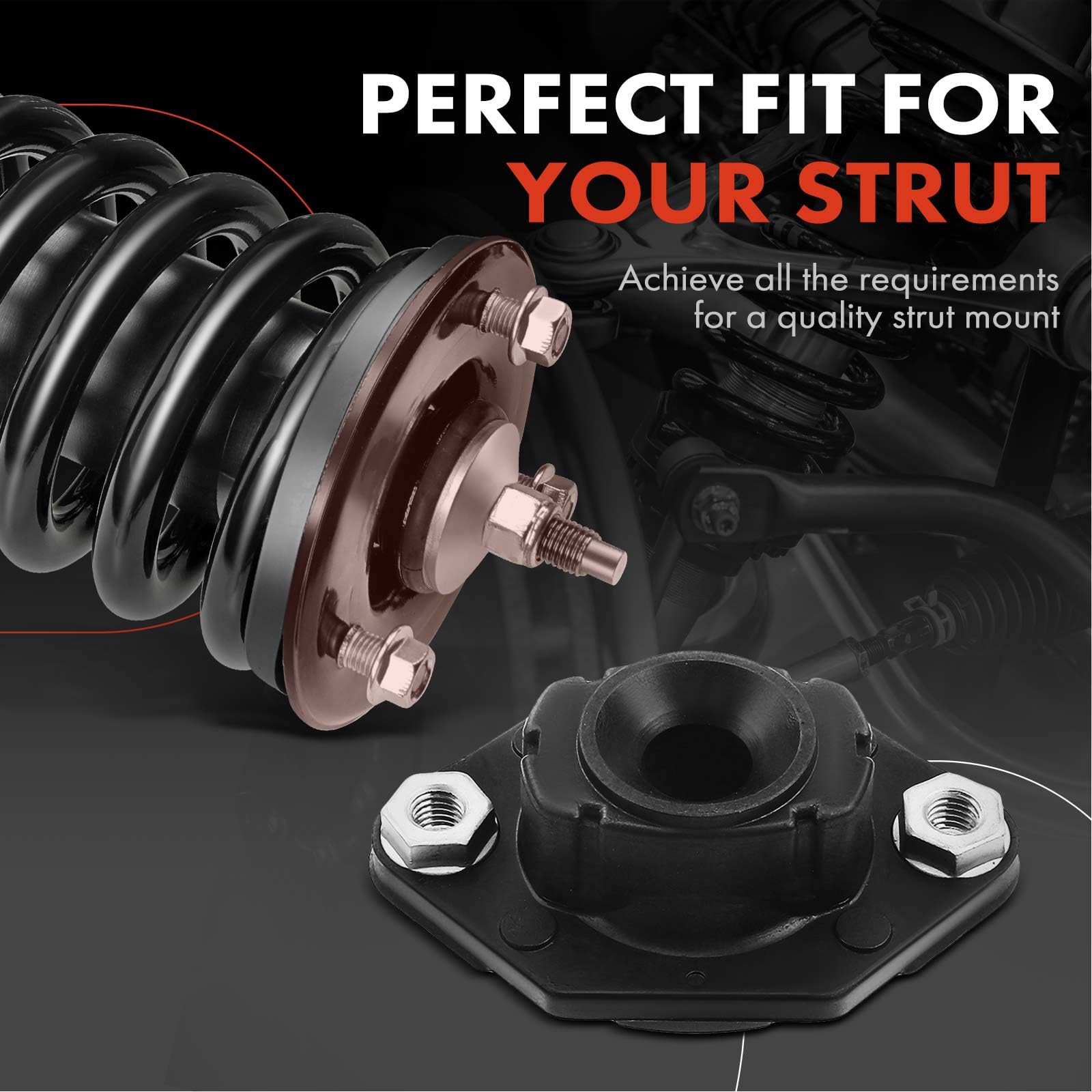 A-Premium Rear Driver Or Passenger Side Suspension Strut Mount Compatible With Bmw 325I 325Xi 328I 328Xi 330I 330Xi 335D 335I Xd