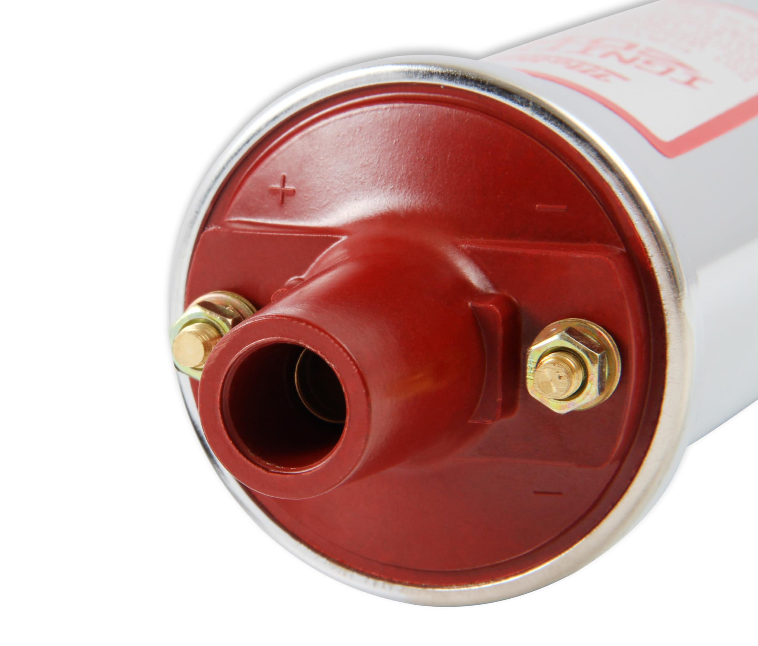 Mallory Ignition Universal Chrome Canister Coil, Model 29219, Plastic, No Color, No Size