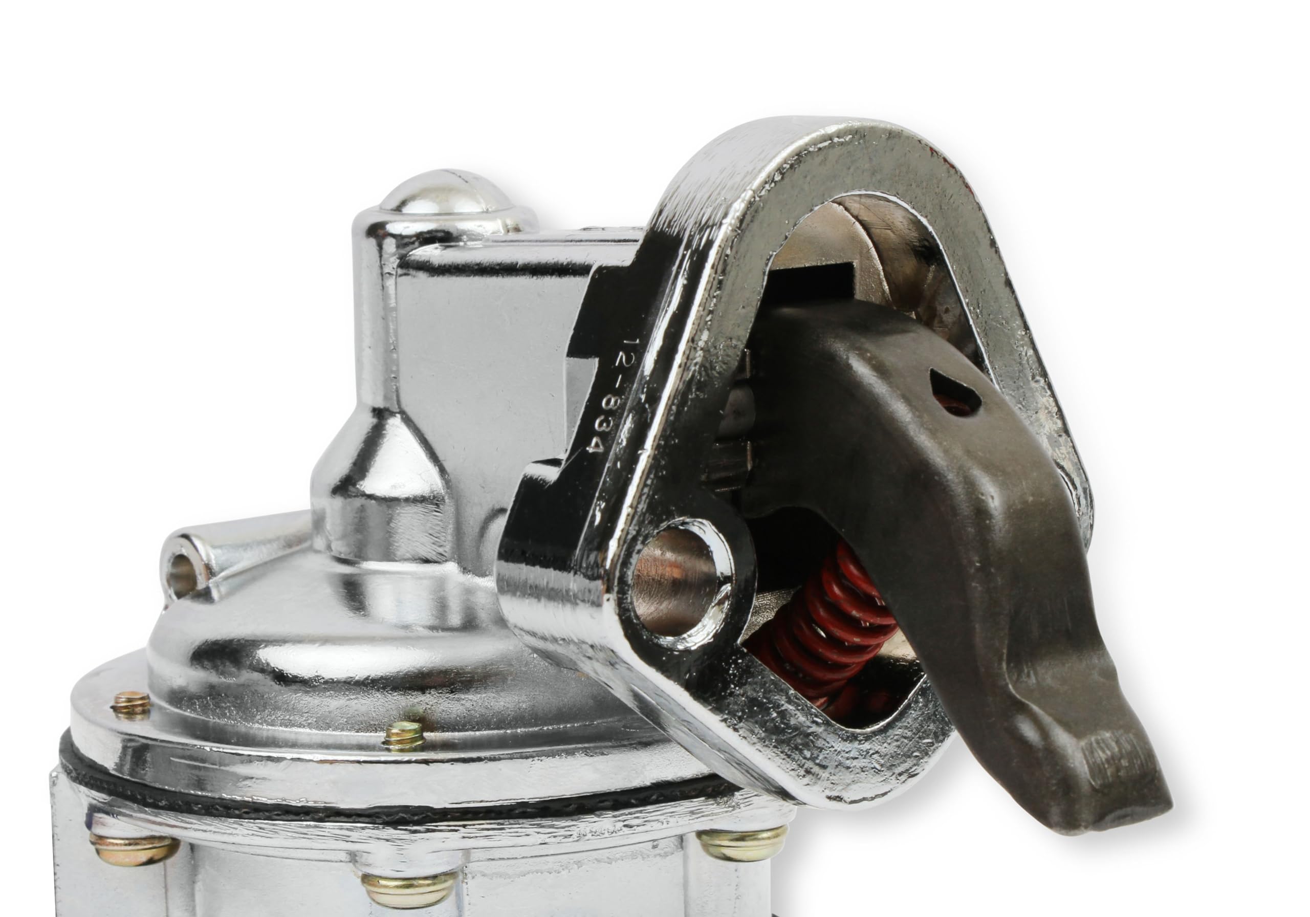 Holley 12-834 Mechanical Fuel Pump - 80 GPH, Aluminum, Silver Finish
