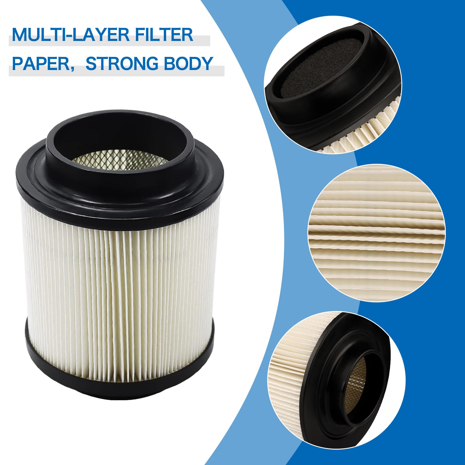 LOCOPOW 0452306 1253355 Air Filter for Polaris Phoenix 200 2005-2023 Trailblazer 250 2001-2006 Hawkeye 300 2006-2011 Sportsman 3