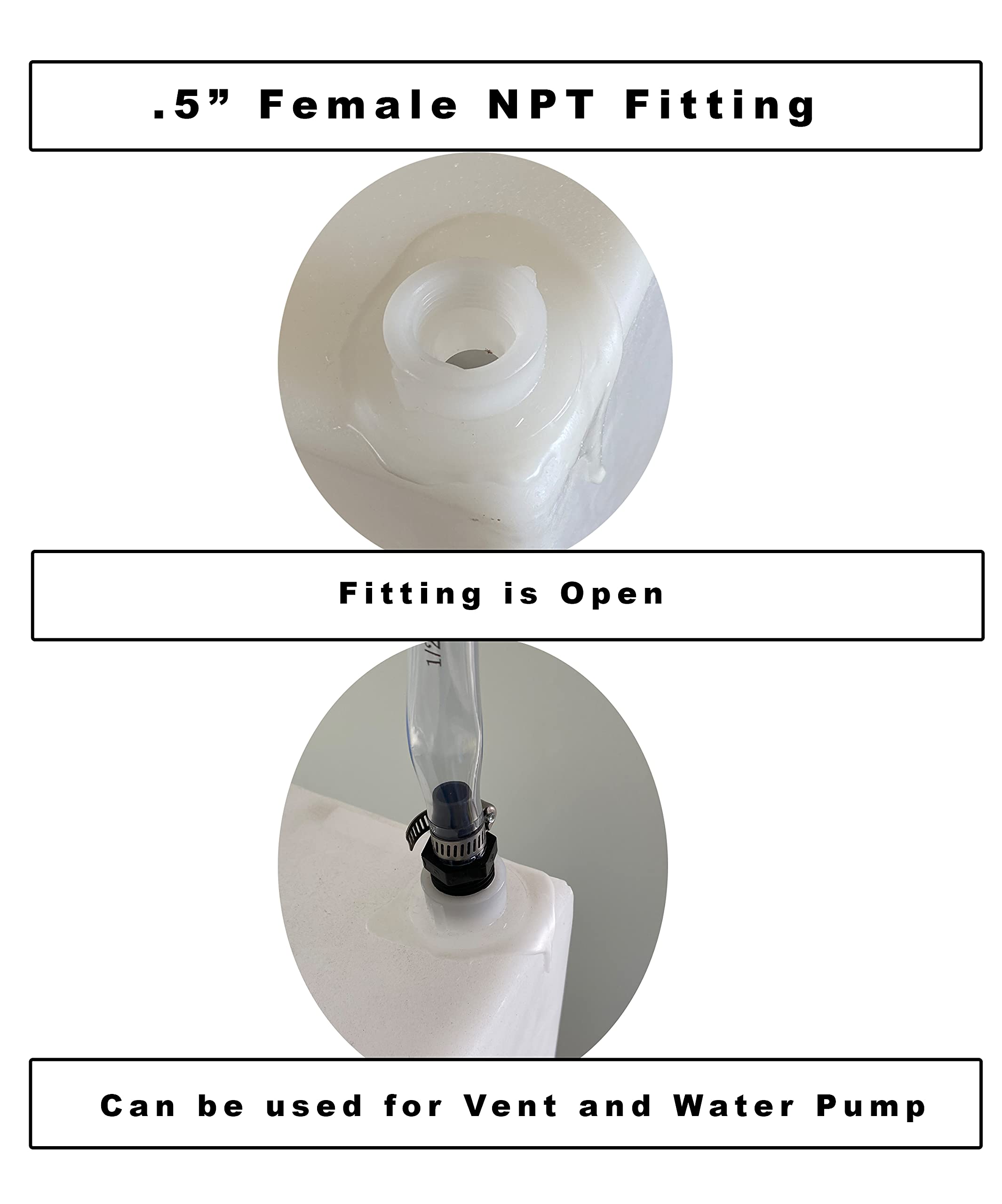 Class A Customs | Under Mount 10 Gallon Rv Concession Fresh And Gray Water Holding Tank | Um-1000