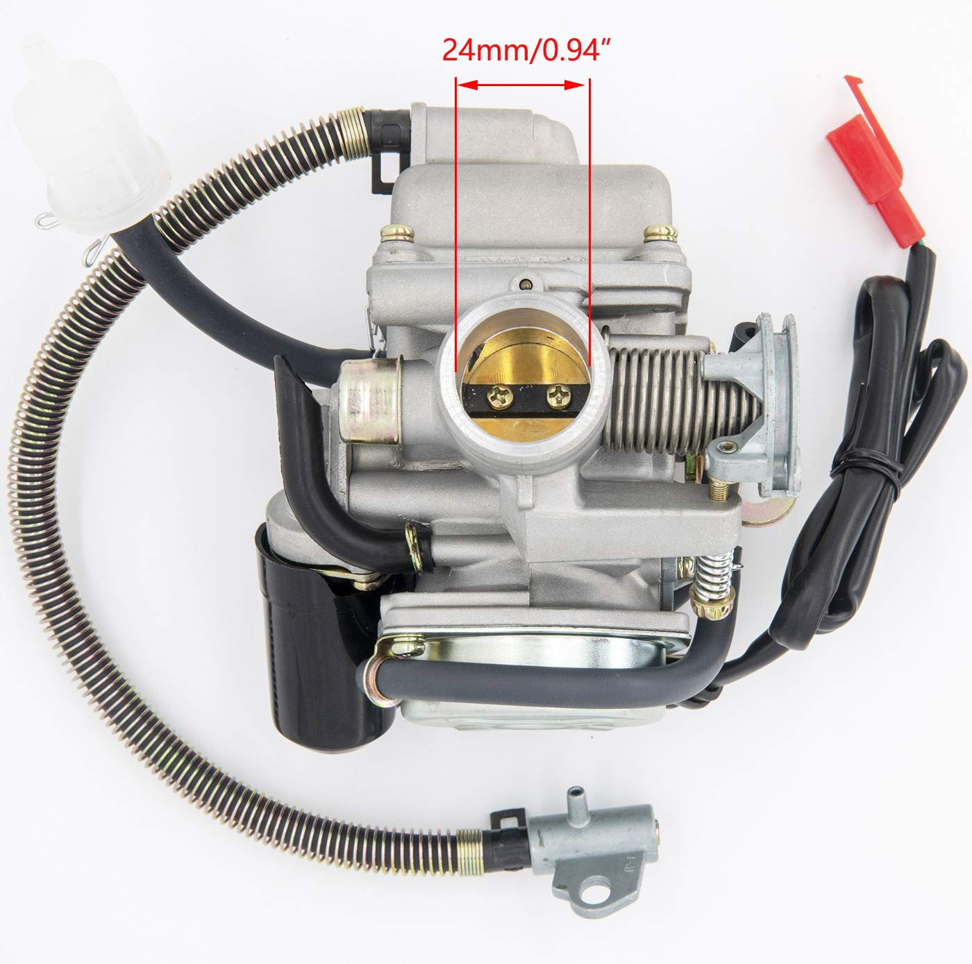 Gy6(150Cc) Carburetor For 150Cc 125Cc 152Qmj 157Qmj 4 Stroke Engines Electric Choke Motorcycle Scooter - Gy6 150Cc Carburetor 24