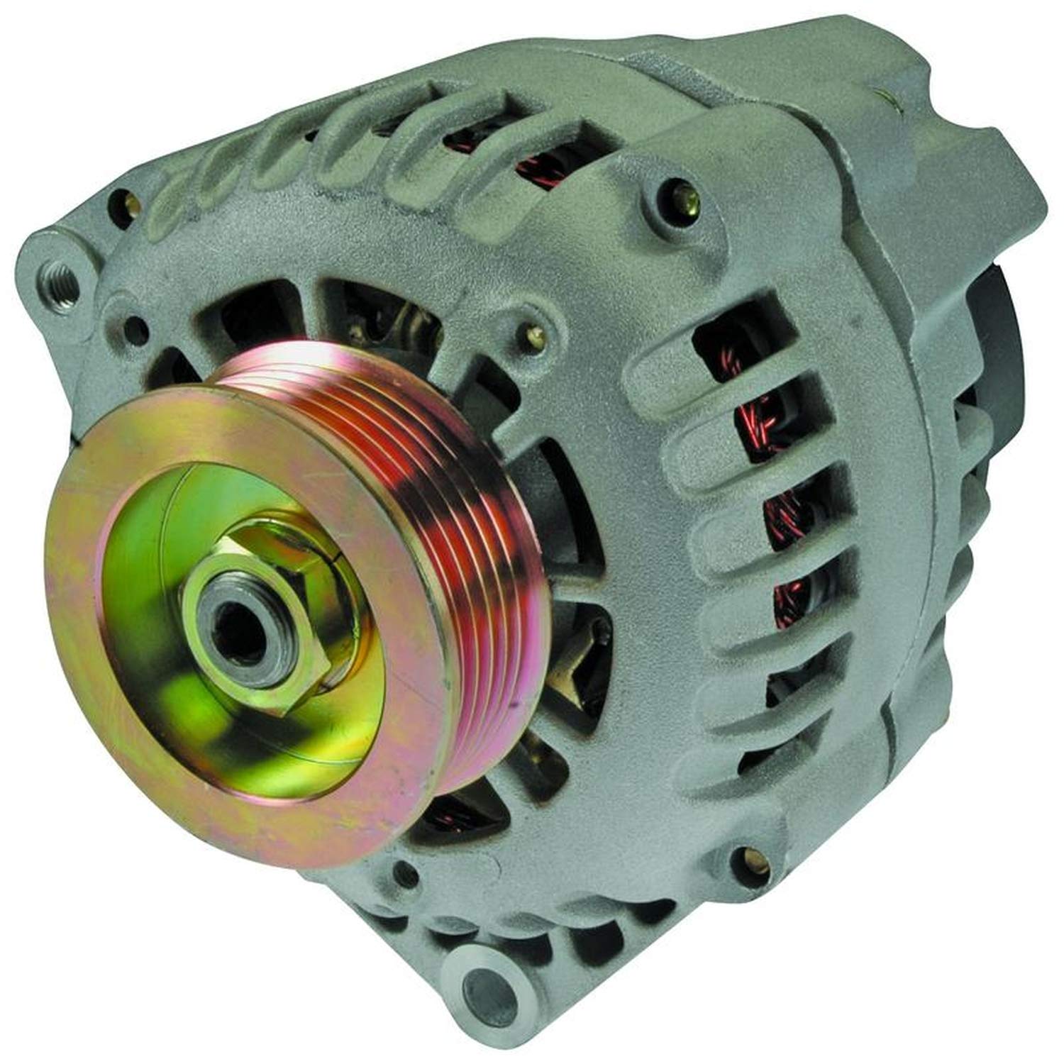 LUCAS ALTERNATOR 8233 COMPATIBLE WITH CHEVROLET S10 L4 2.2L 1998-2003 90-01-4346 8233-7A AL8727X RM1243 90-01-4346N N8233-7 1046
