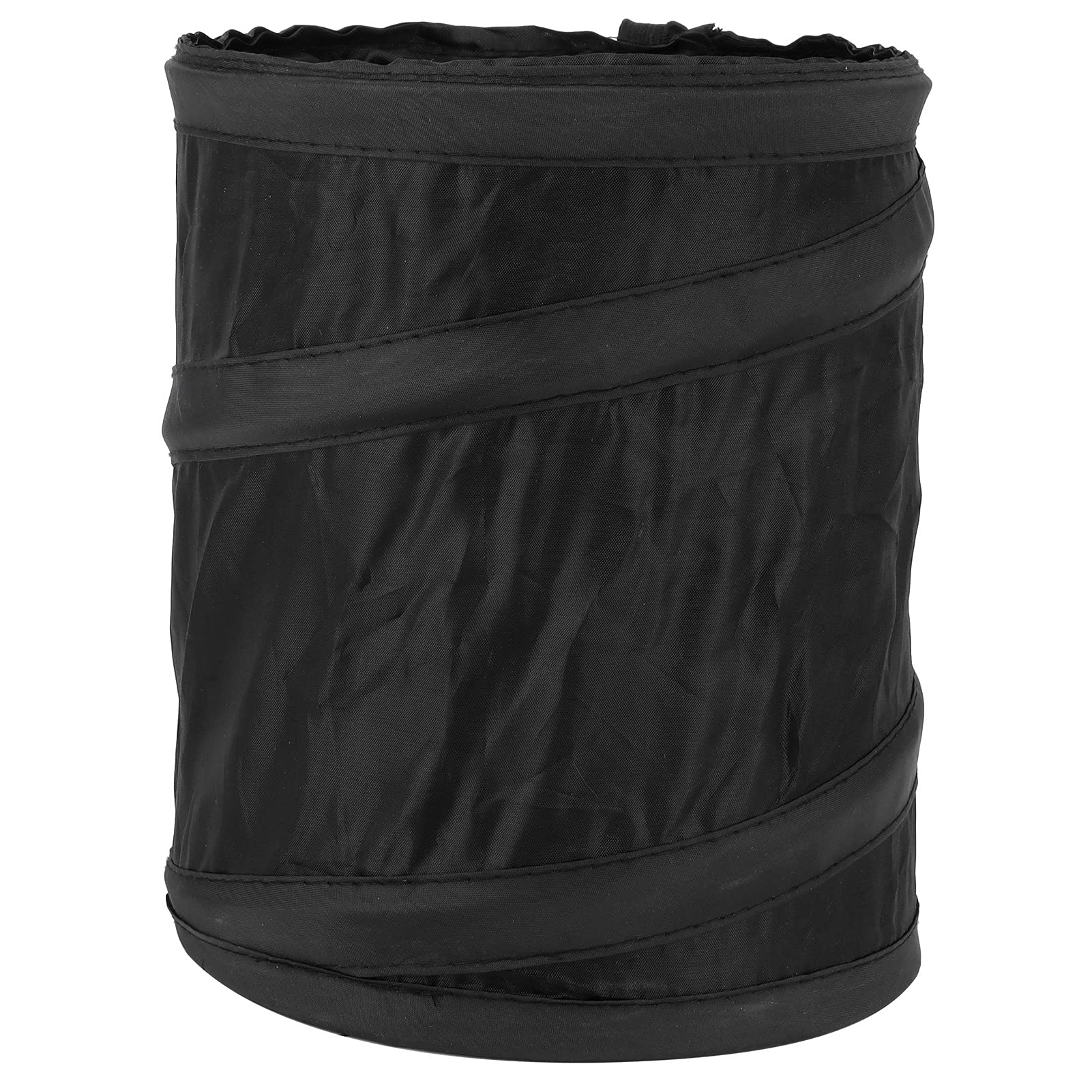 Automotive Garbage Cans, Car Trash Bin Black Traveling Universal Portable Foldable for Tissues for Storage Bag