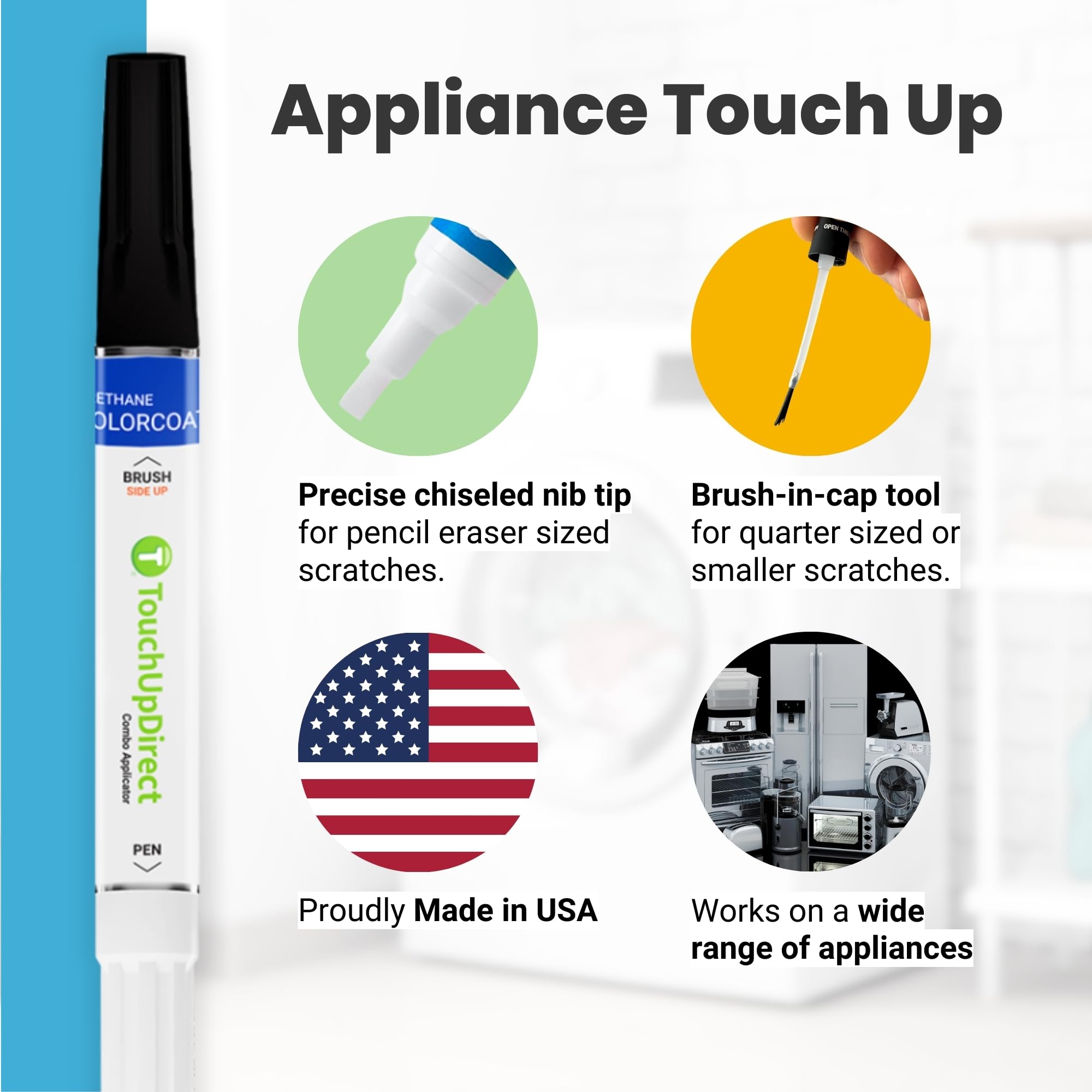 Touchupdirect Perfect Match General Electric Metallic Carbon Appliance Touch Up Paint