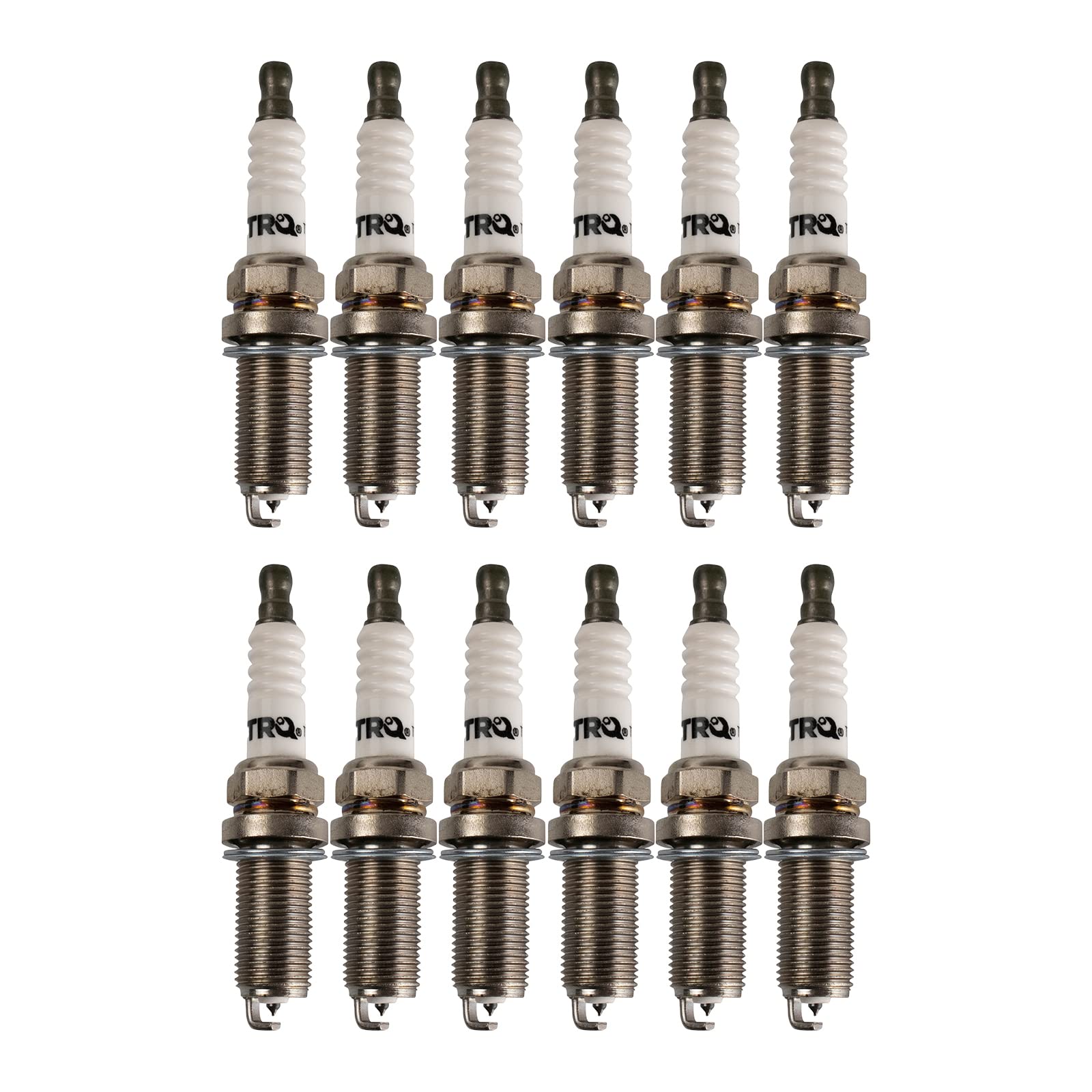 Trq Iridium Spark Plugs Engine Tune Up Ignition Kit 12 Piece Set Compatible With 2005-2009 Audi A8 Quattro 1994 Bmw 750Il 2003 7