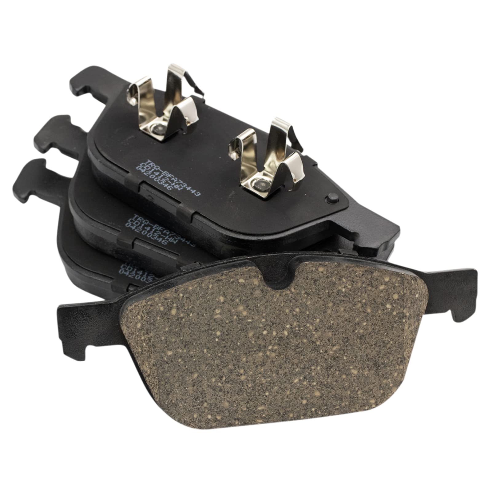 TRQ Front Brake Pads Ceramic Compatible with 2010-2015 Volvo XC60 2004-2014 XC90