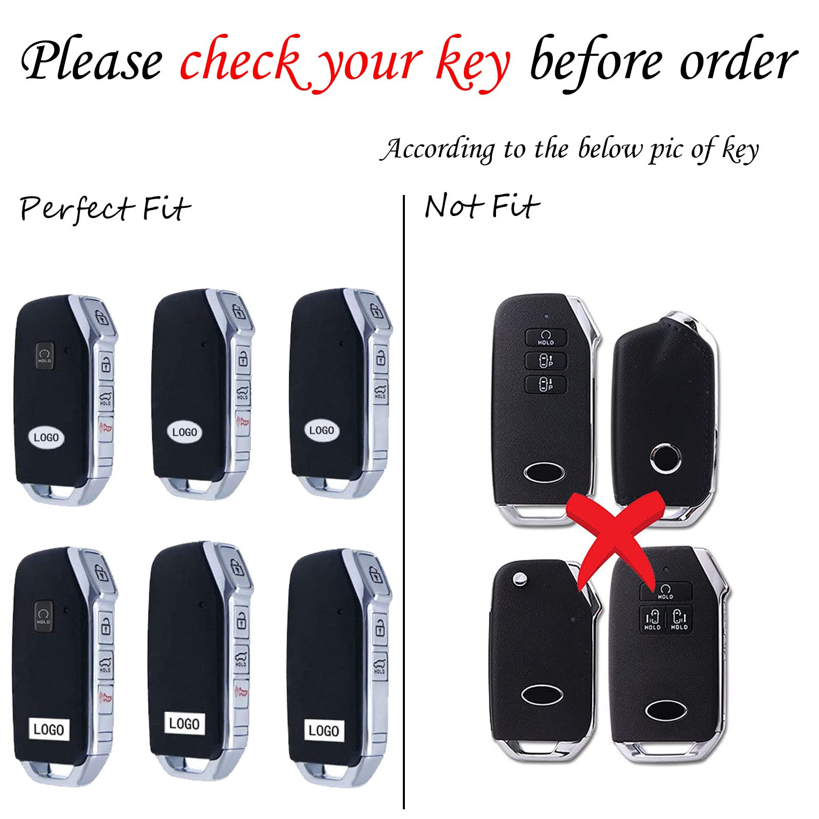 Wsauto For Kia Key Fob Cover Soft 3 4 5 Buttons Tpu Protection Car Key Case Shell With Fashion Gold Bling Keychain Compatible With Kia Soul Forte Telluride K5/Seltos Niro Sportage Sorento Optima Black