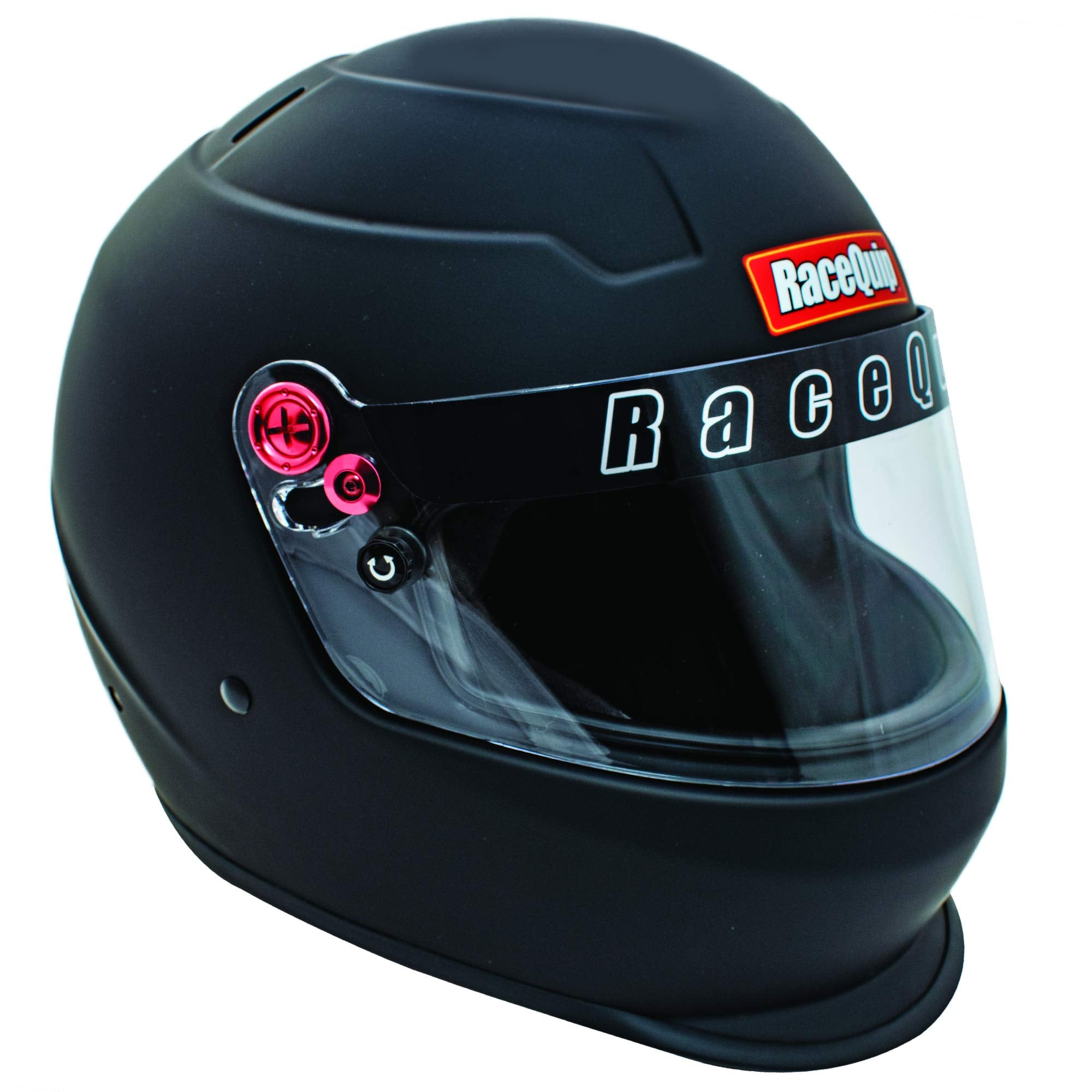 Racequip Full Face Helmet Pro20 Series Snell Sa2020 Rated Flat Black Medium 276993