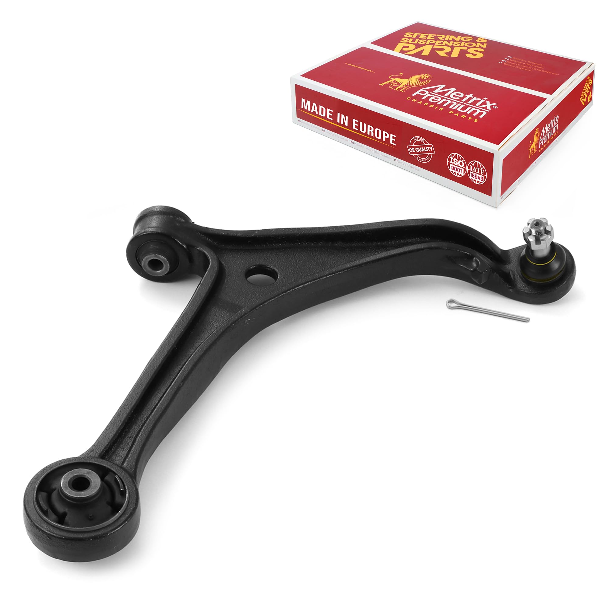 Metrix Premium Chassis Parts - Front Right Lower Control Arm W Ball Joint & Bushing Assembly Fits 2005-2006 Honda Odyssey, Repla