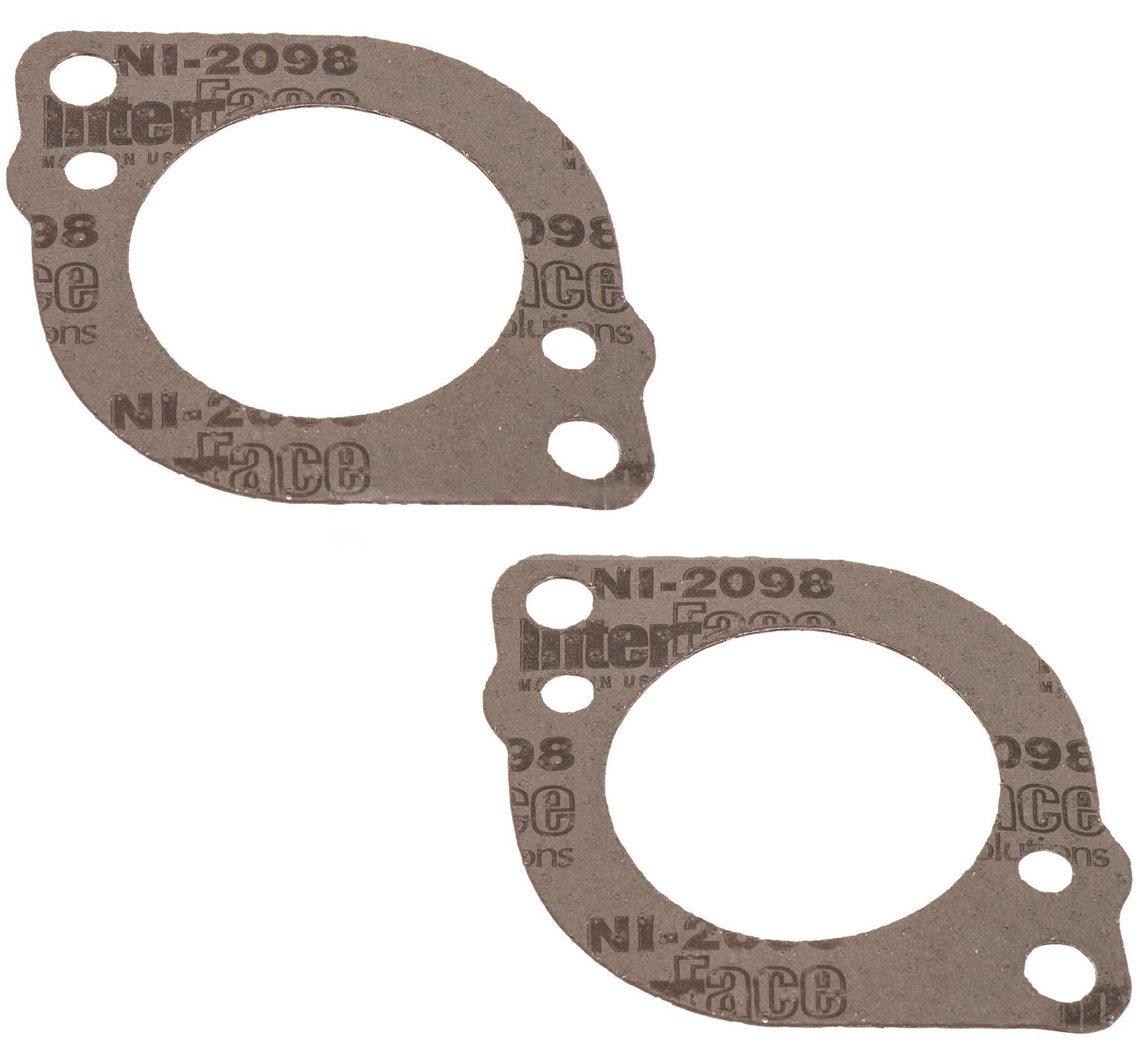 Dual Carb Carburetor Base Gasket Set Replacement for Yamaha GP XL XLT 66E-14398-00-00 2 Pack