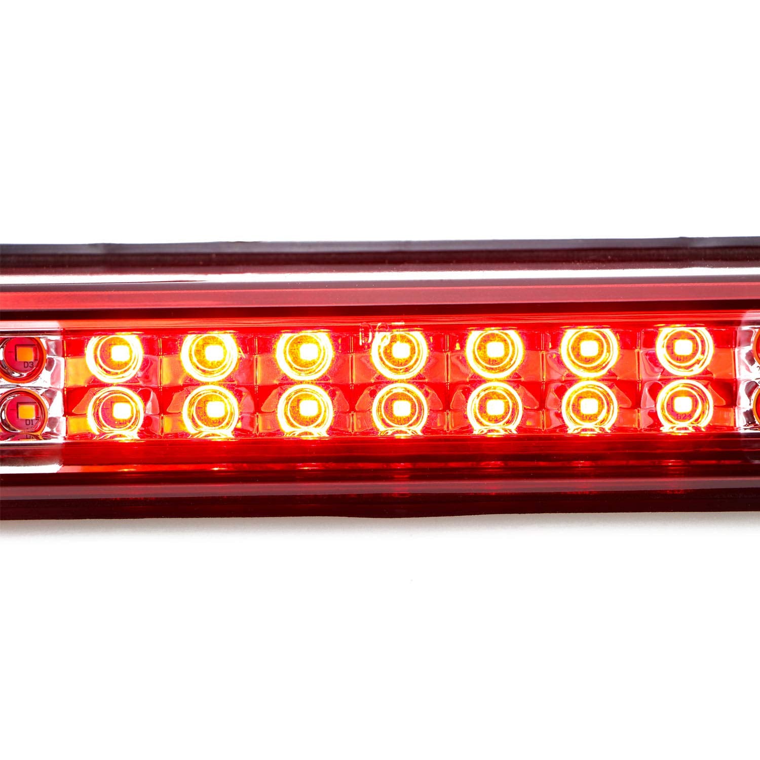 Tresound 3Rd Third Brake Light For 1988-1999 Chevy/Gmc C1500 C2500 K1500 K2500 Silverado Blazer Led Cargo Lamp High Mount Stop L