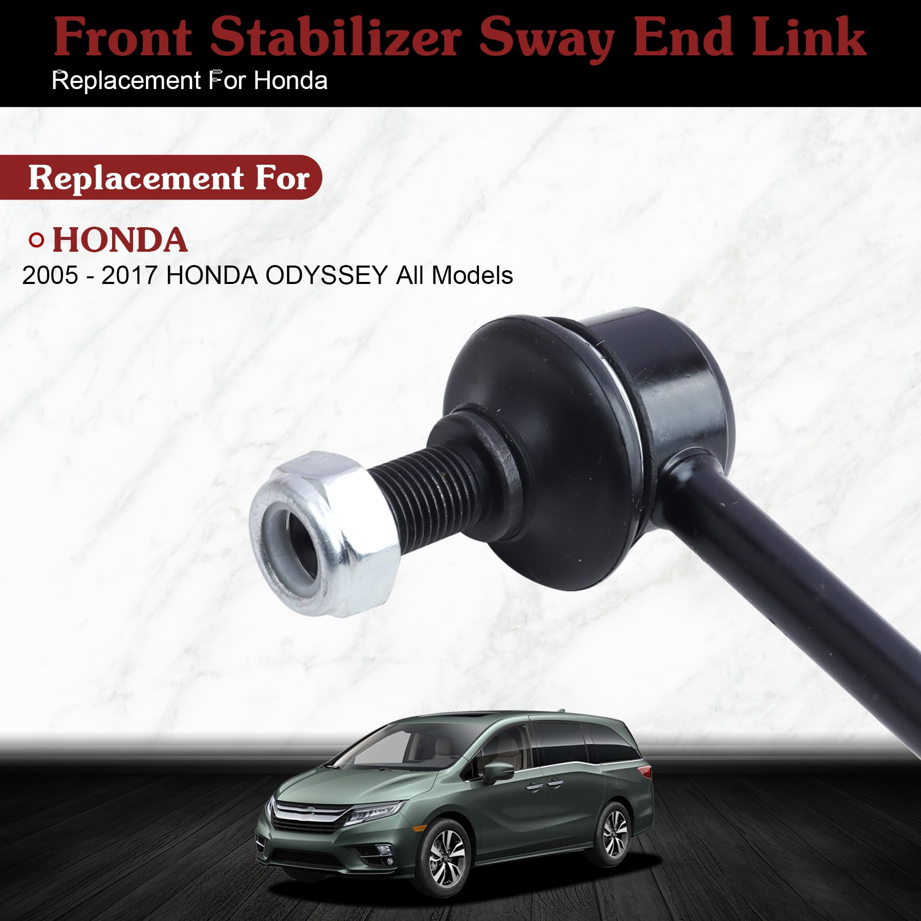 Stiueoav K750304 Sway Bar Link - Front Stabilizer End Link Compatible With 2005 2006 2007 2008 2009 2010 2011 2012 2013 2014 201