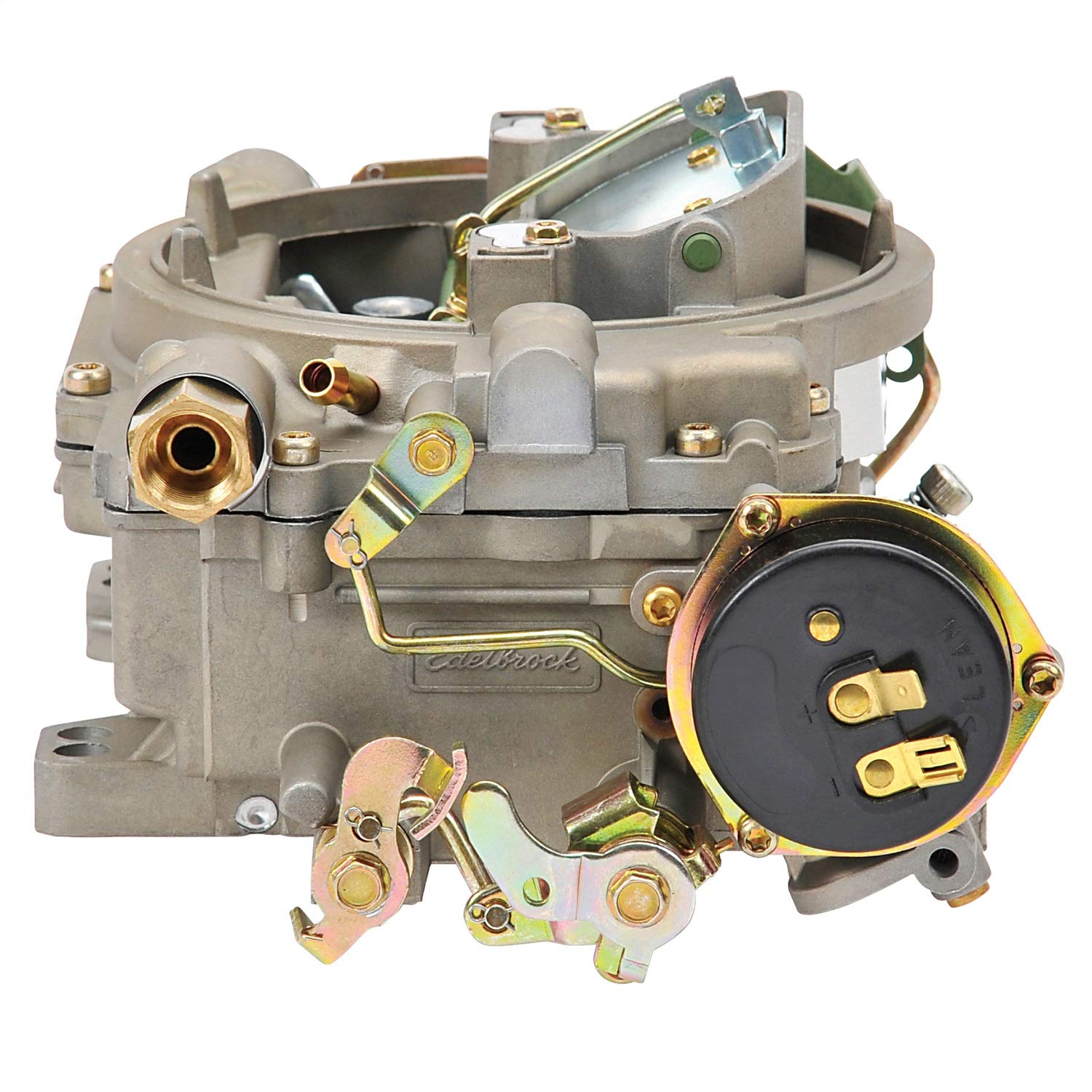 Edelbrock 1410 Performer Series Marine 750 CFM Square Bore 4-Barrel Air Valve Secondary Electric Choke New Carburetor