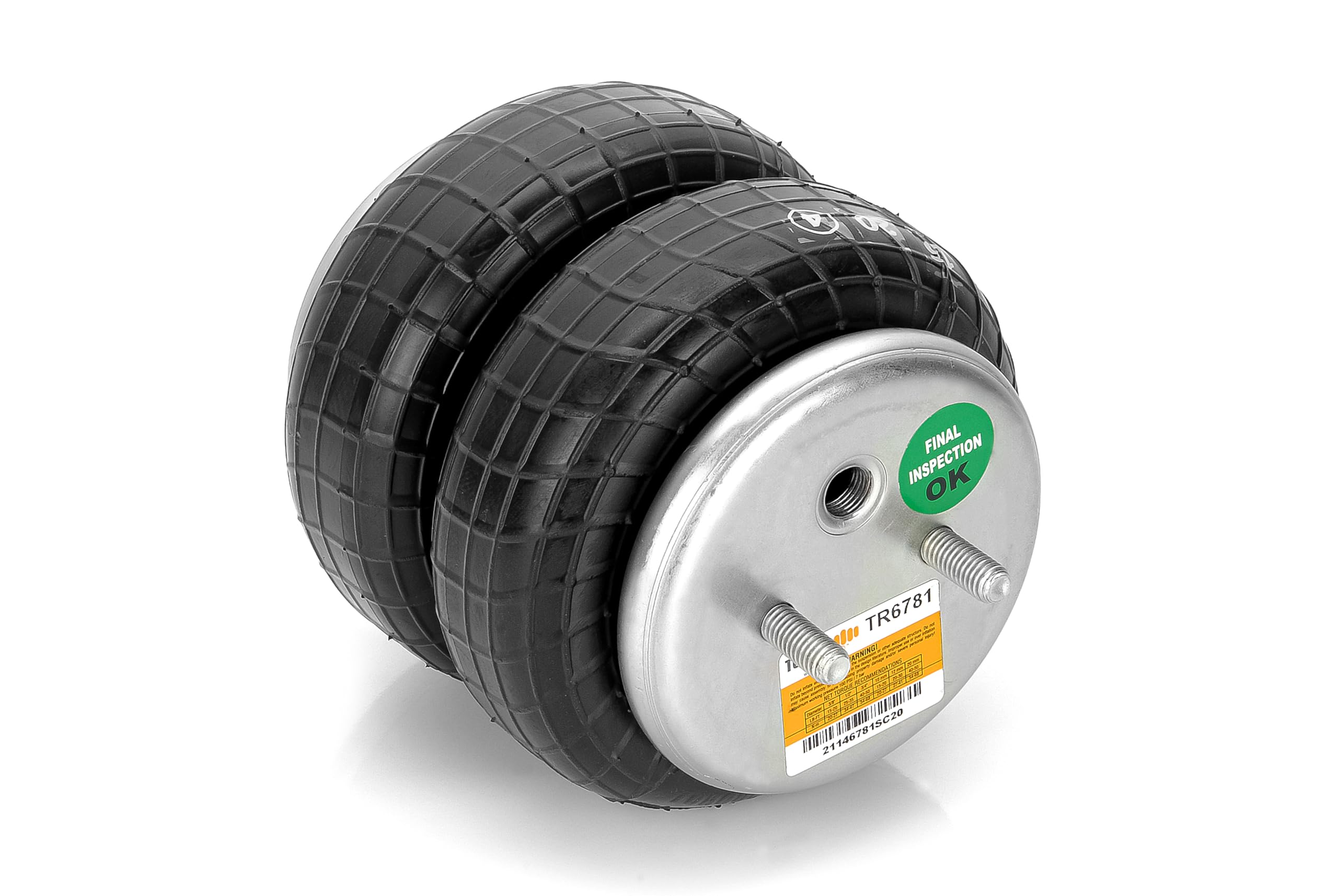 Torque Air Bag Replacement Kit TR6781 for Firestone 6781/6957 - 2 pcs, 5,000 LBS Capacity, Air Bags Only