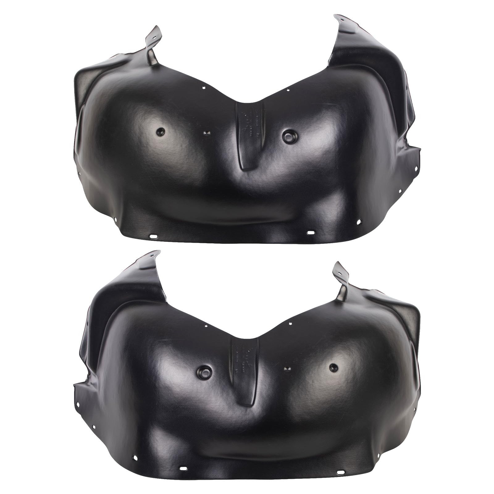 Trq Inner Fender Liner Set Compatible With 2005-2007 Jeep Liberty Ch1248128 Ch1249128