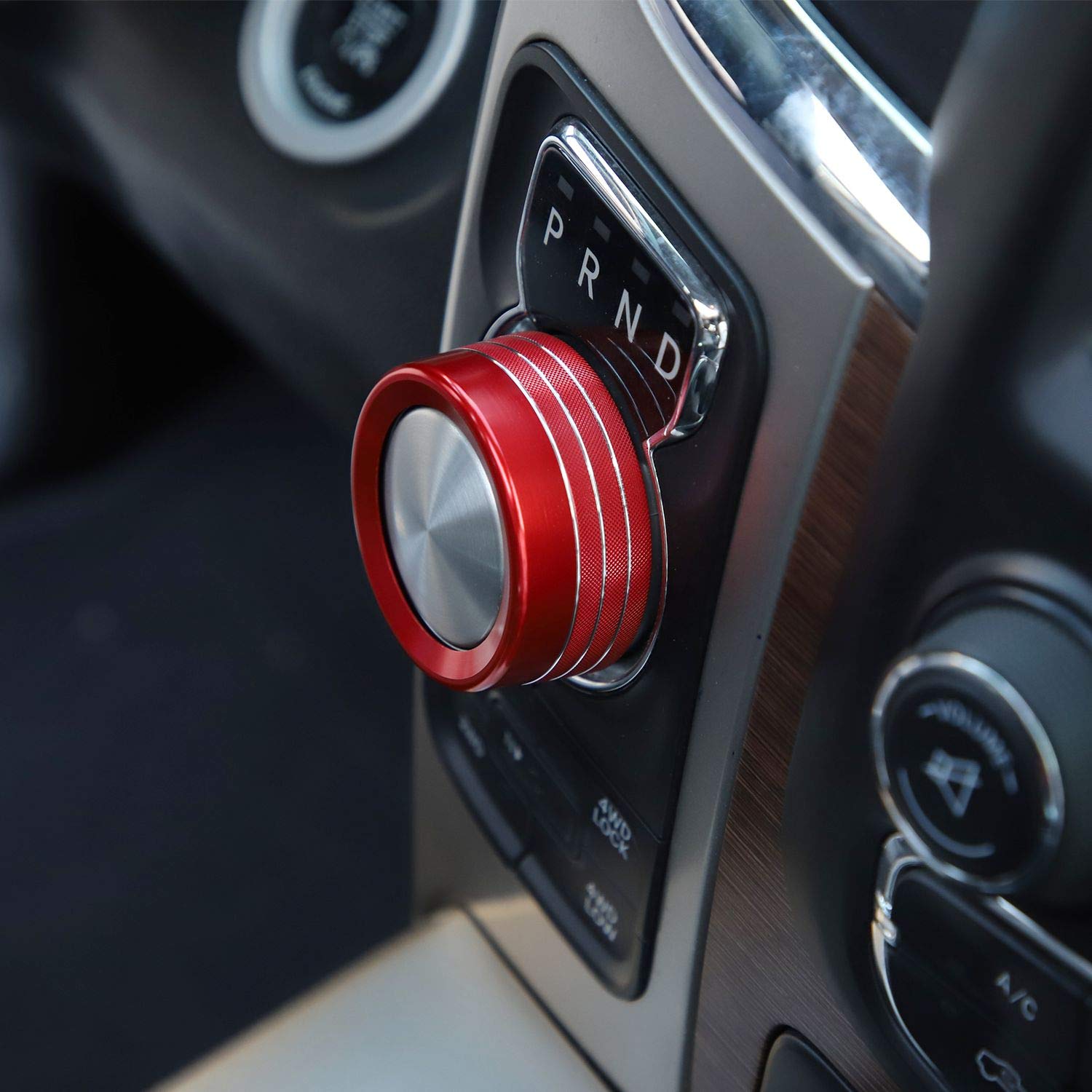 Voodonala For Dodge Ram Aluminum Gear Shift Switch Knob Cover For 2013-2017Ram, 1Pc