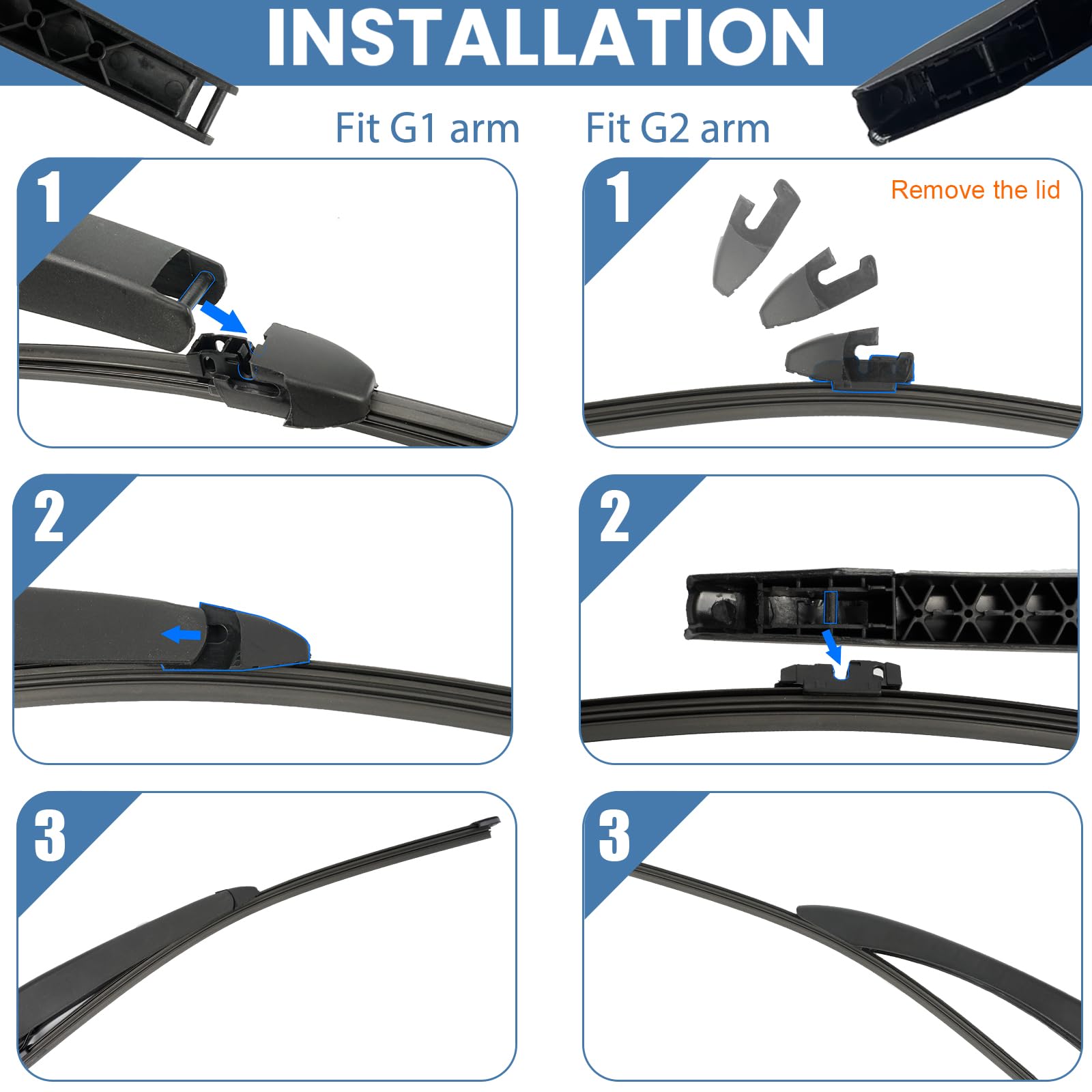 13'' Rear Wiper Blade,Back Windshield Wiper For Vw Tiguan 17-09,Golf Wagon 13-10,Golf V Vi Variant 14-07,Jetta 14-09,Rabbit 09-0