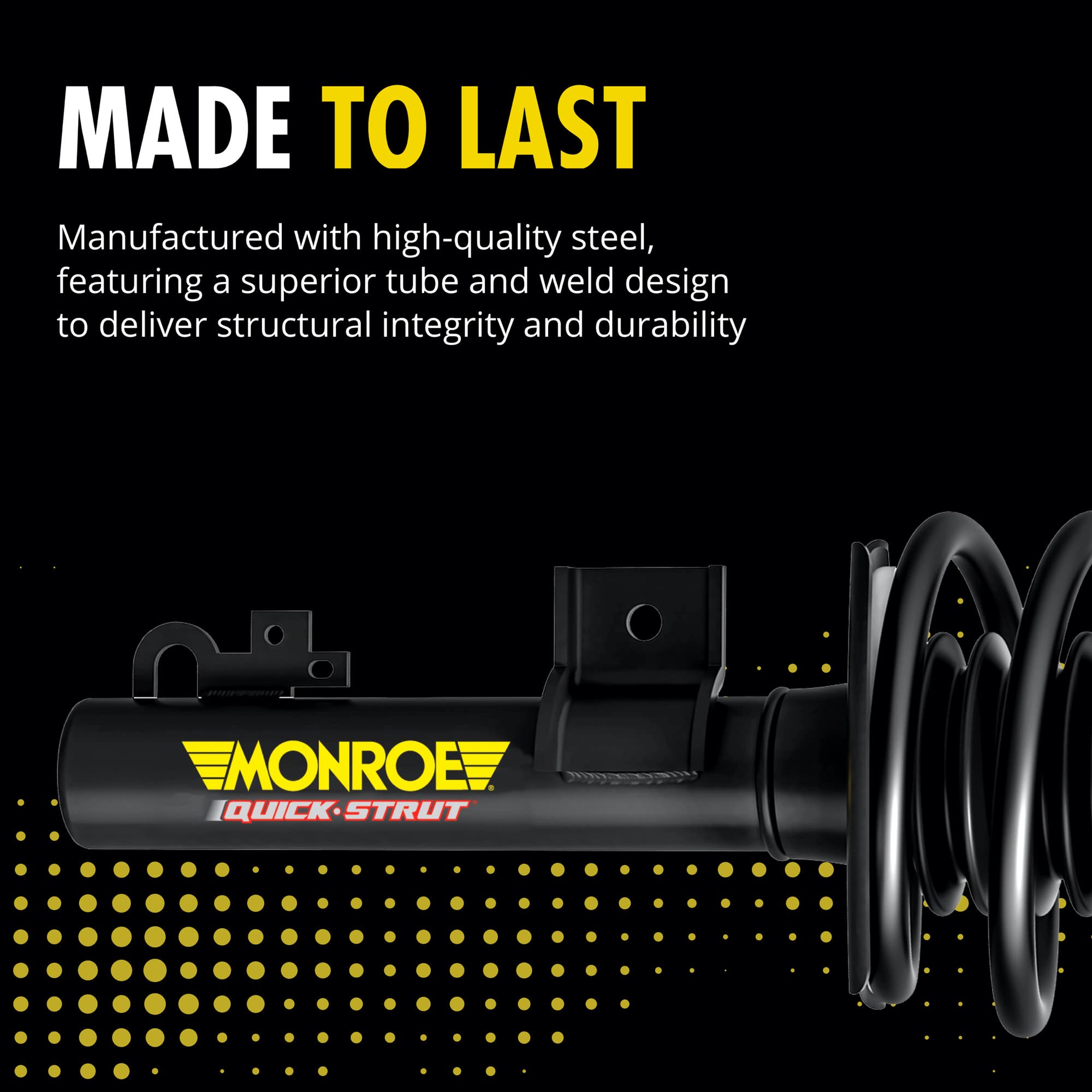 Monroe Quick-Strut 171124 Suspension Strut And Coil Spring Assembly For Ford Explorer