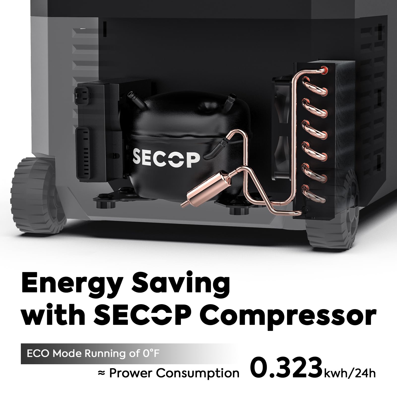 Iceco Jp50 Pro Portable Refrigerator,12Volt Car Fridge Freezer, Compact Refrigerator With Secop Compressor, For Outdoor, Camping