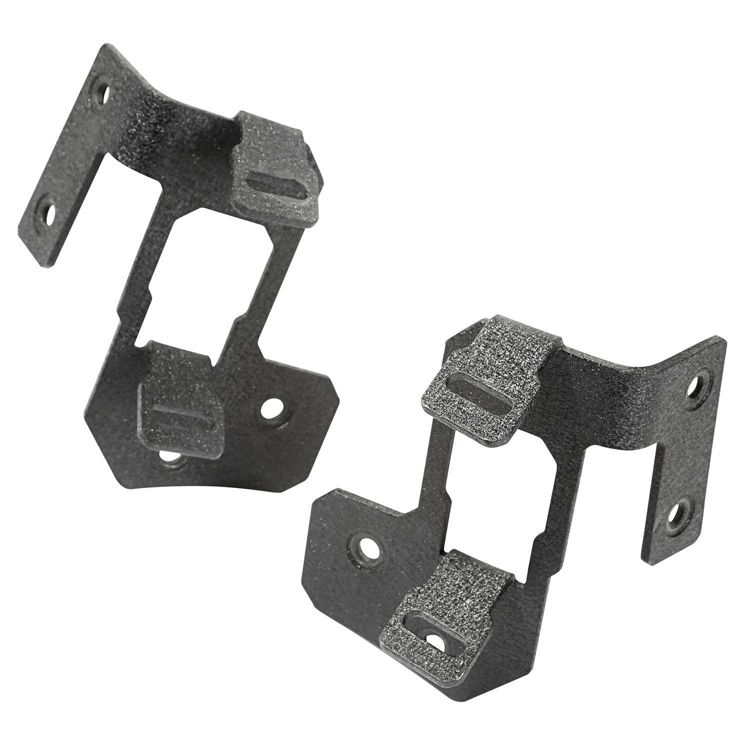 Rugged Ridge 11232.31 Light Mount, A Pillar, Textured Black; 07-18 Jeep Wrangler Jk