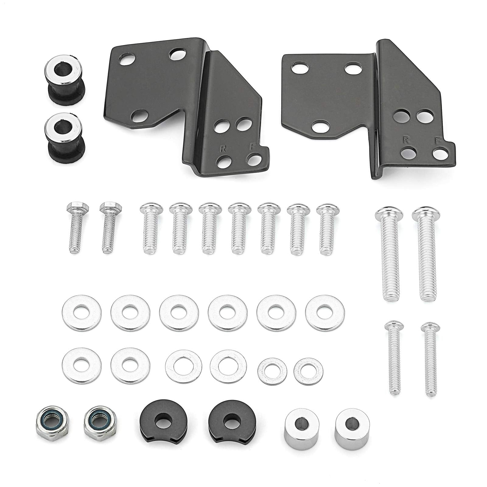 Mofun Detachable Front Docking Hardware Kit Compatible With 1997-2008 Harley Touring Road King Street Road Electra Glide