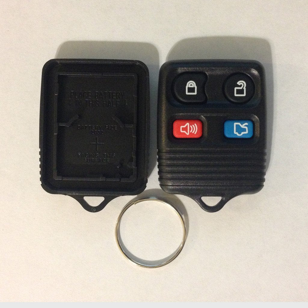 Ri-Key Security - New Replacement Alarm Remote Shell Pad Button For Ford Thunderbird 1999-2006 Keyless Key 4 Button Fob Case.